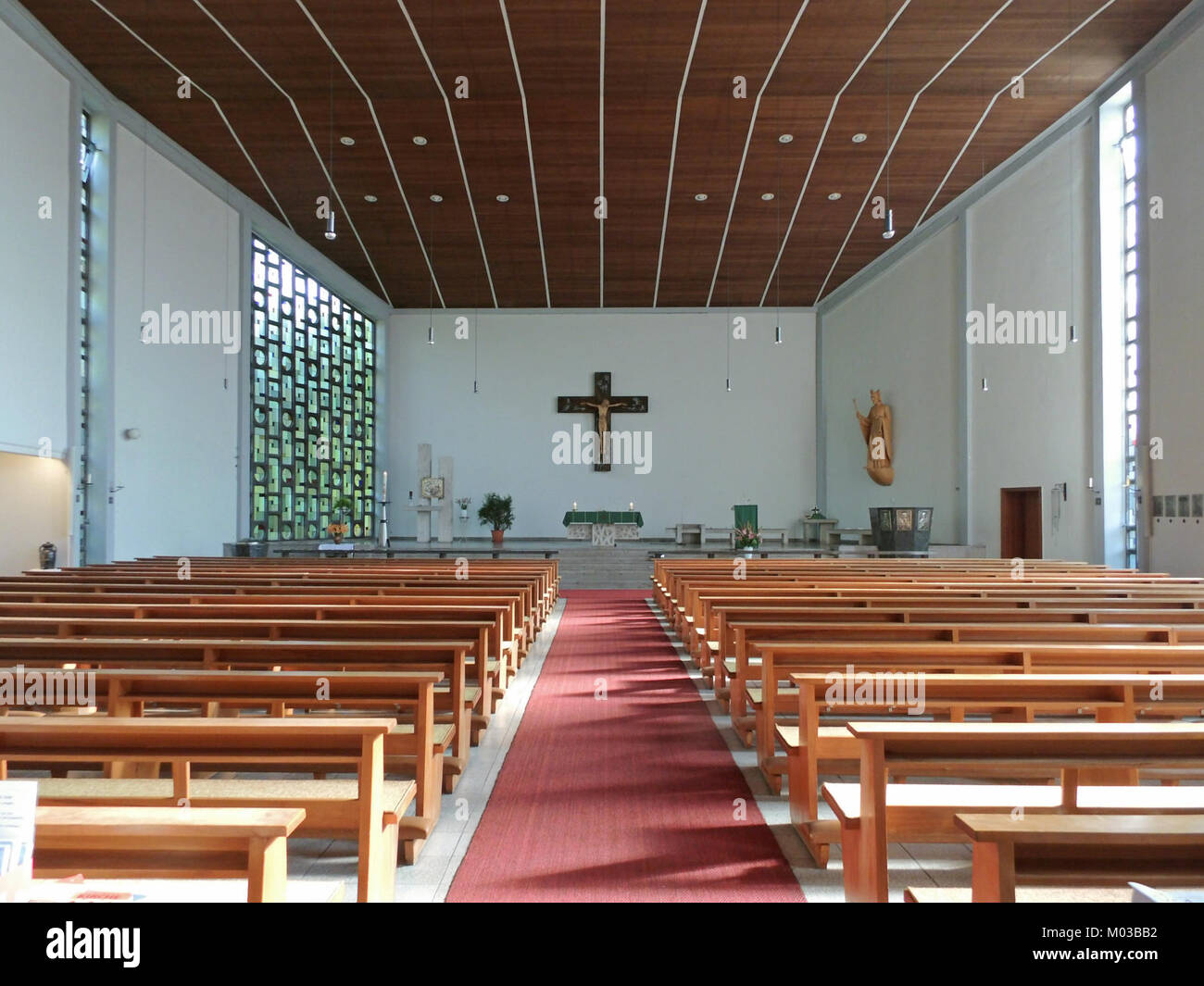 Una vista interna di Braunschweig Heinrich, probabilmente riferita a un edificio o sito storico a Braunschweig, Germania. La vista mette in risalto l'architettura e il design di questo luogo storico. Foto Stock