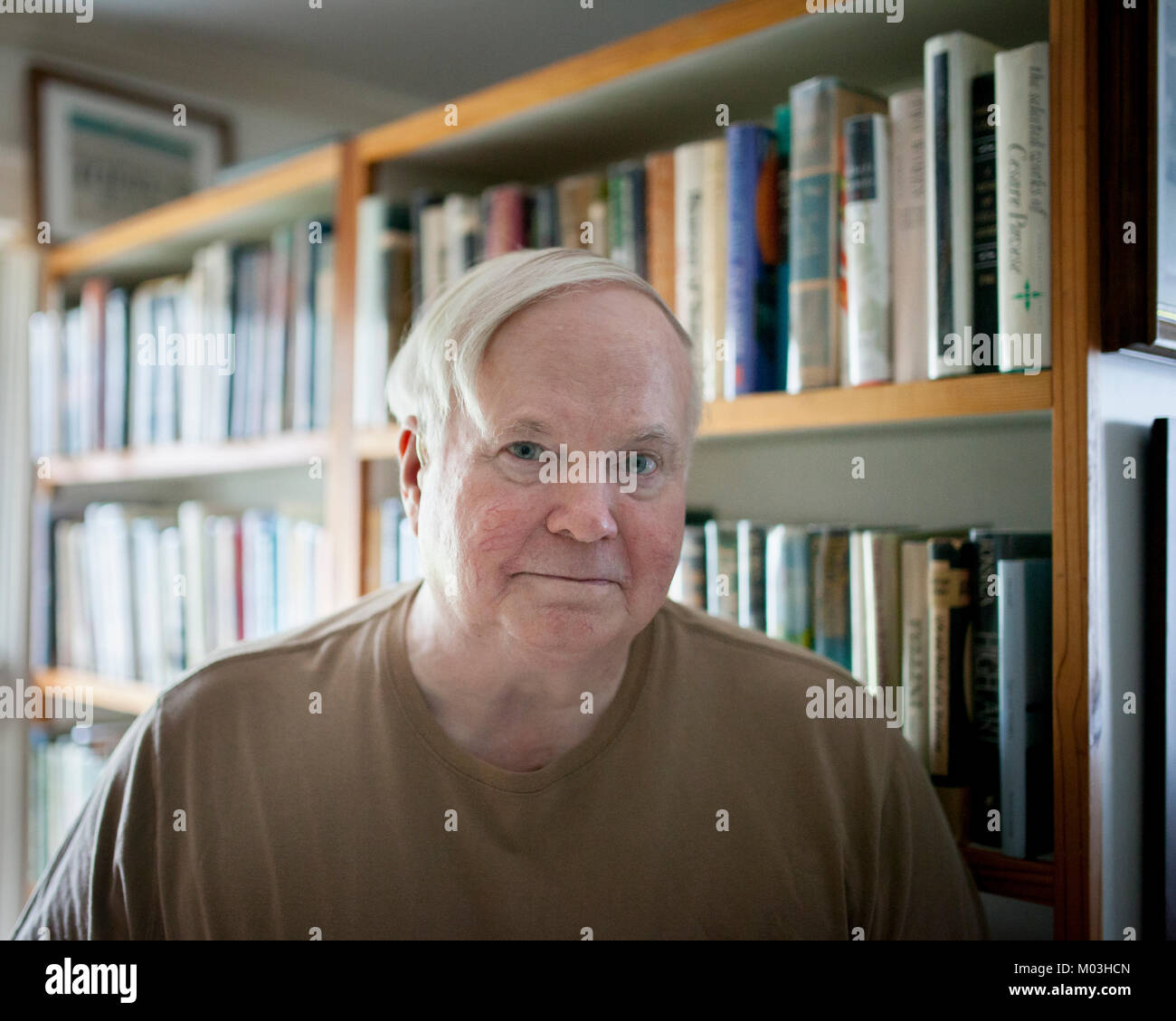 BEAUFORT, Carolina del Sud-Settembre 17, 2015: Ritratti di best-seller di Pat Conroy, chi è meglio vendere romanzi includono il principe delle maree e Foto Stock