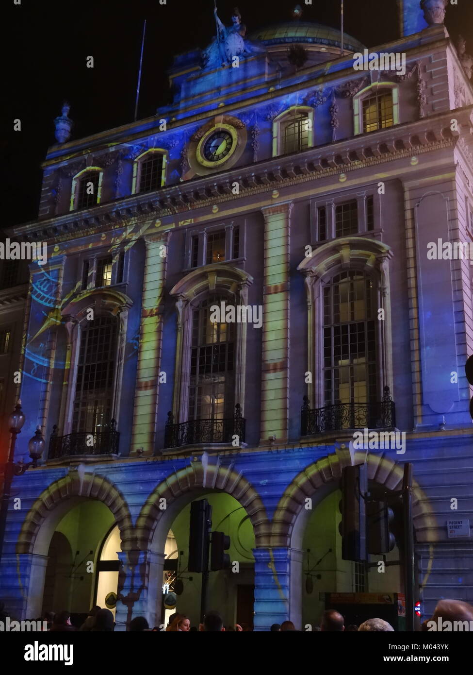 Londra, Regno Unito. 18 gennaio, 2018. Lumiere festival si apre a Londra e avrà una durata di quattro giorni, Londra 2018 Credit: Nastia M/Alamy Live News Foto Stock