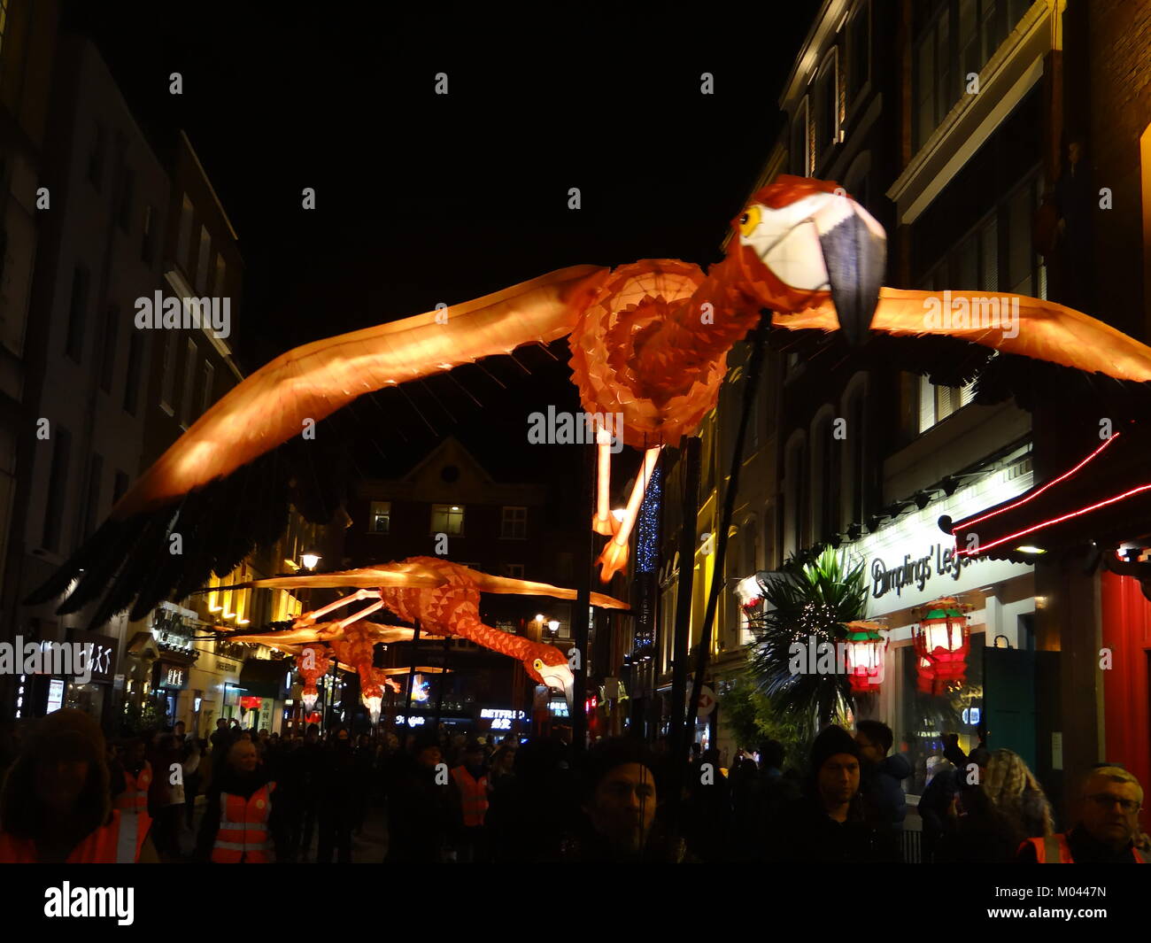 Londra, Regno Unito. 18 gennaio, 2018. Lumiere festival si apre a Londra e avrà una durata di quattro giorni, Londra 2018 Credit: Nastia M/Alamy Live News Foto Stock