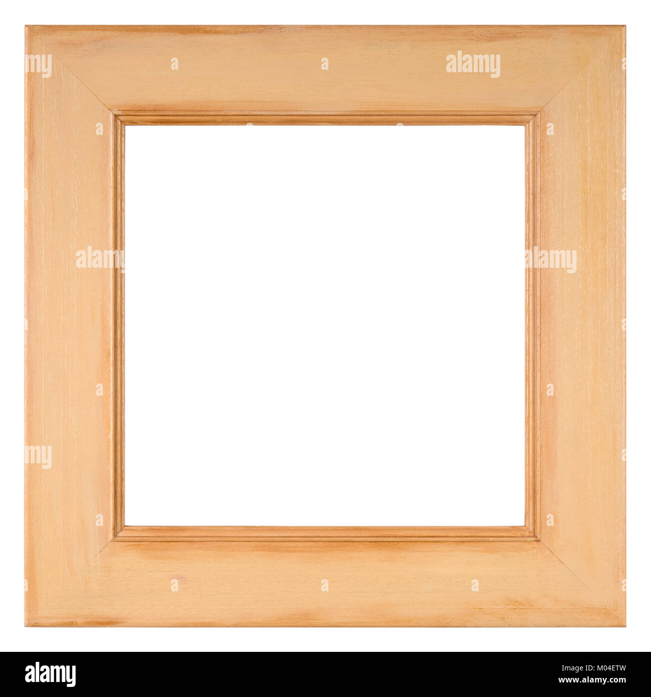 Empty picture frame, quadrato, con una mano di finitura verniciata Foto Stock