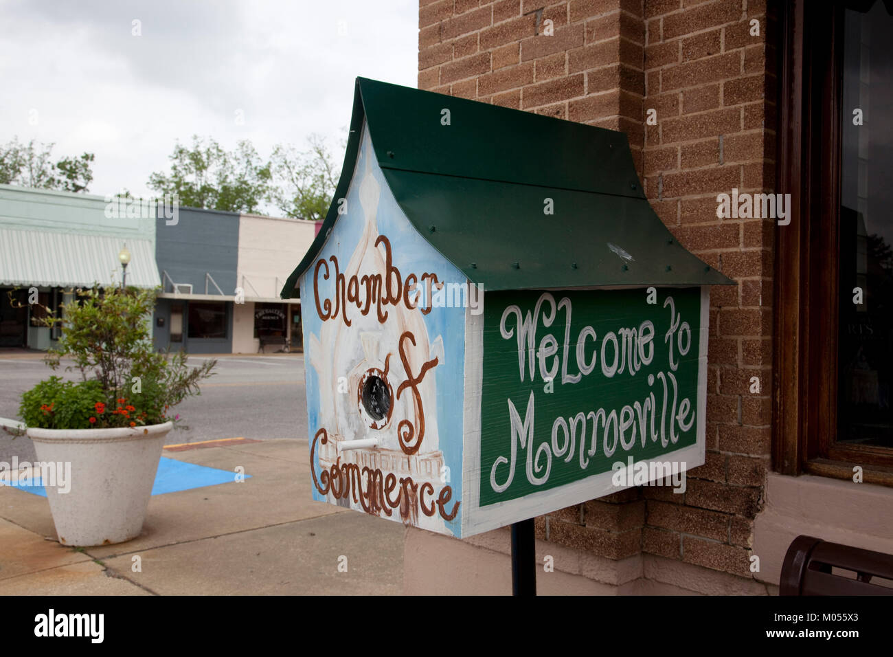 Uccelli case arte in Monroeville, Alabama Foto Stock