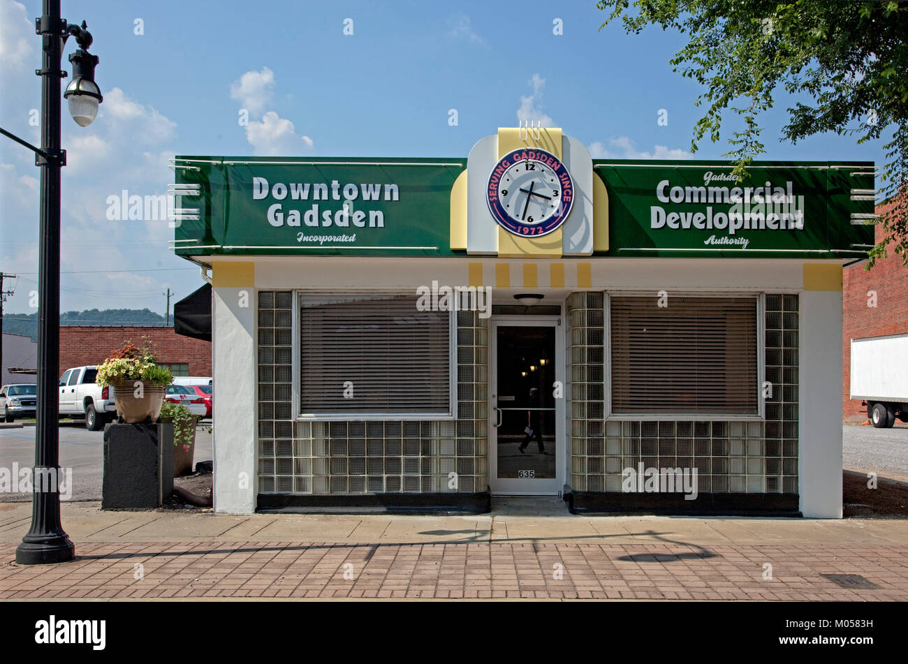 Lo sviluppo commerciale competente, Gadsden, Alabama Foto Stock