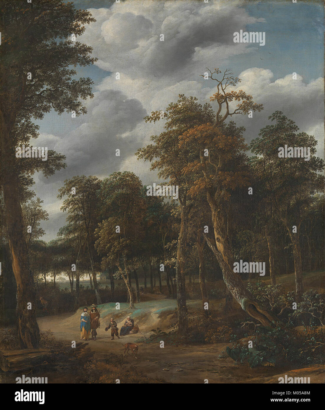 Bosweg Rijksmuseum SK-A-48 Foto Stock