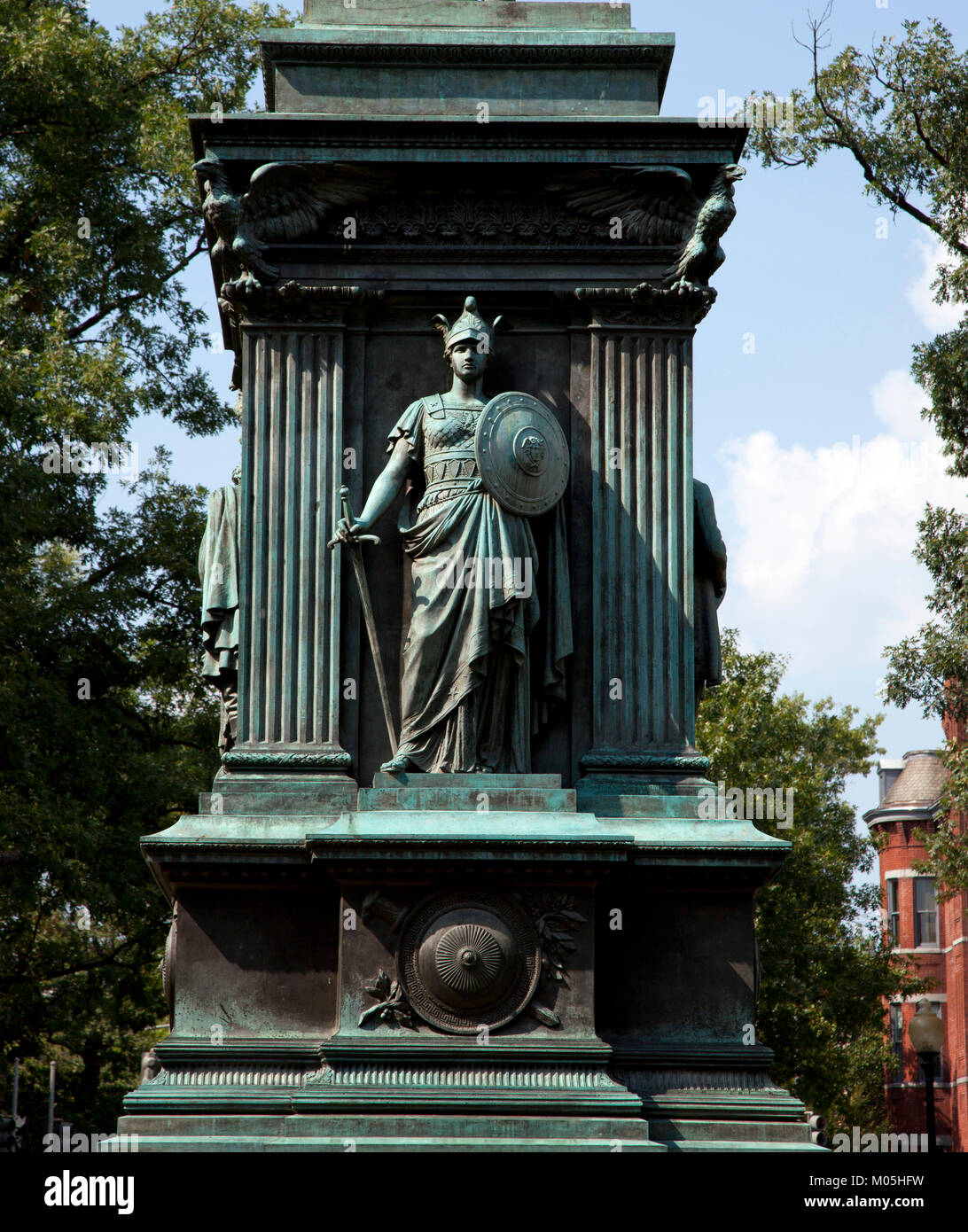 John A. Logan Memorial fondatore del Memorial Day Foto Stock