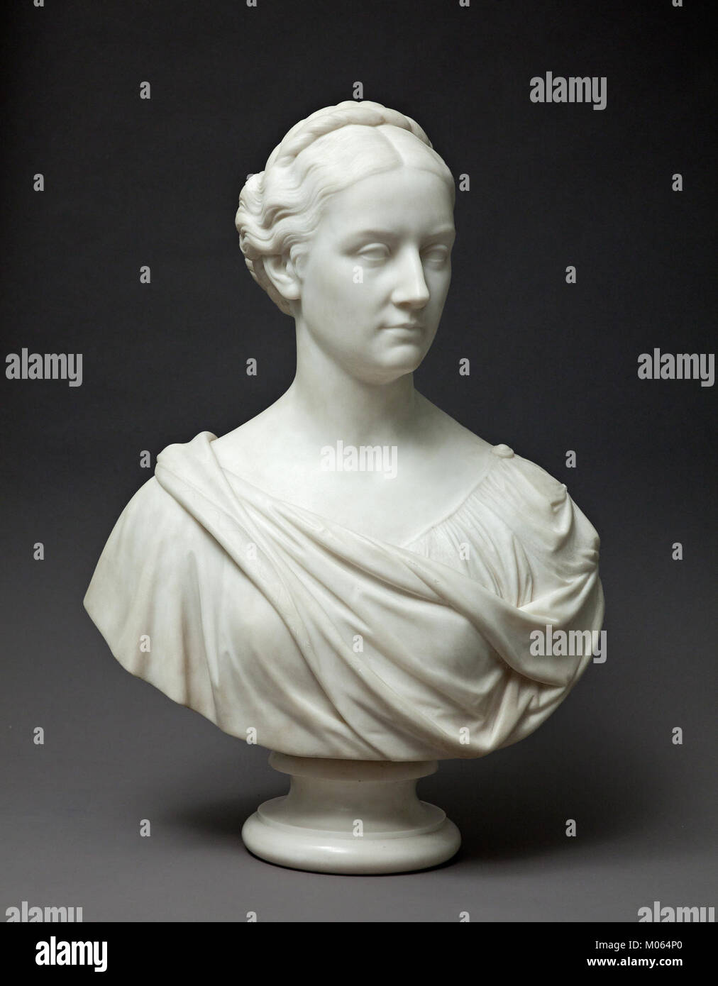 Una scultura busto di Lady Macdonald creata dall'artista Marshall Wood, raffigurante la sua somiglianza nei dettagli. Foto Stock