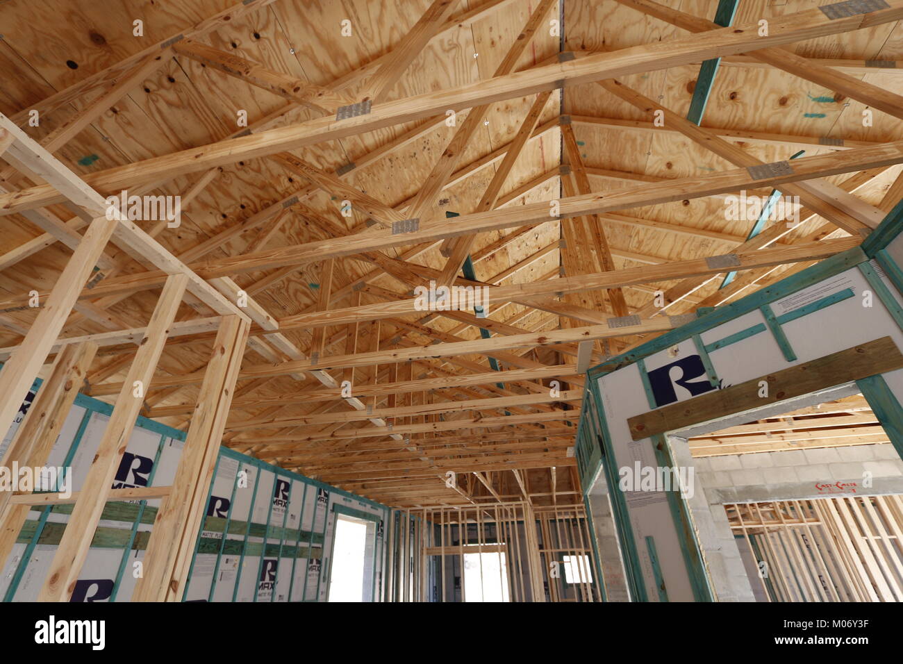 Nuova costruzione in casa, Florida Foto Stock