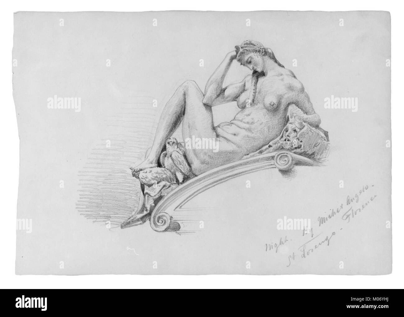 Il dipinto "notte" rappresenta l'oscurità e le misteriose qualità della notte, esplorando luce, ombra e il passare del tempo. Fa parte della collezione MET. Foto Stock