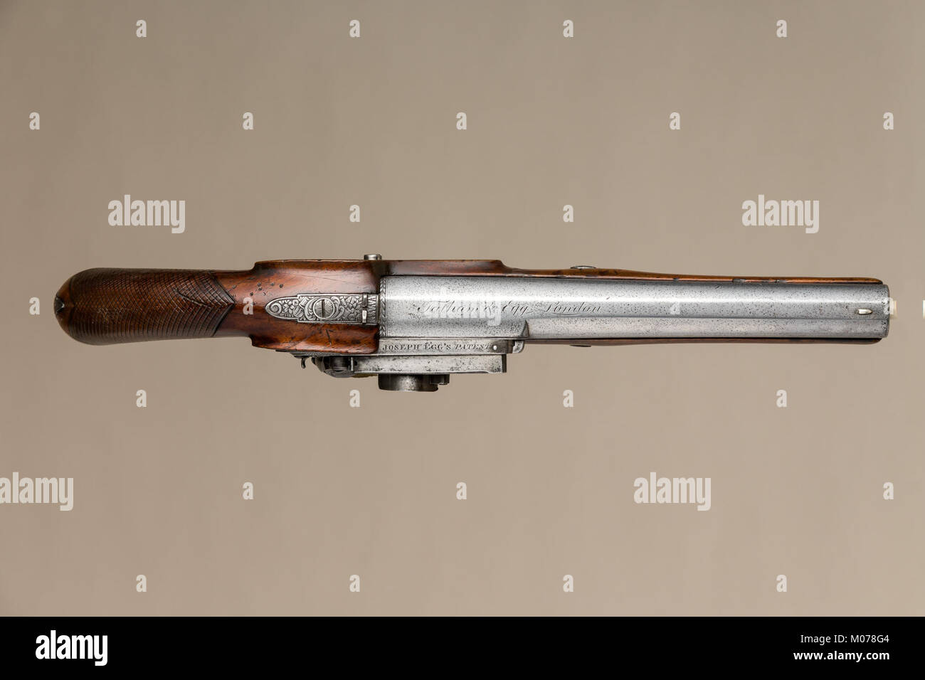 Invertiti Flintlock Pistol incontrato LC-19 53 49-019 Foto Stock