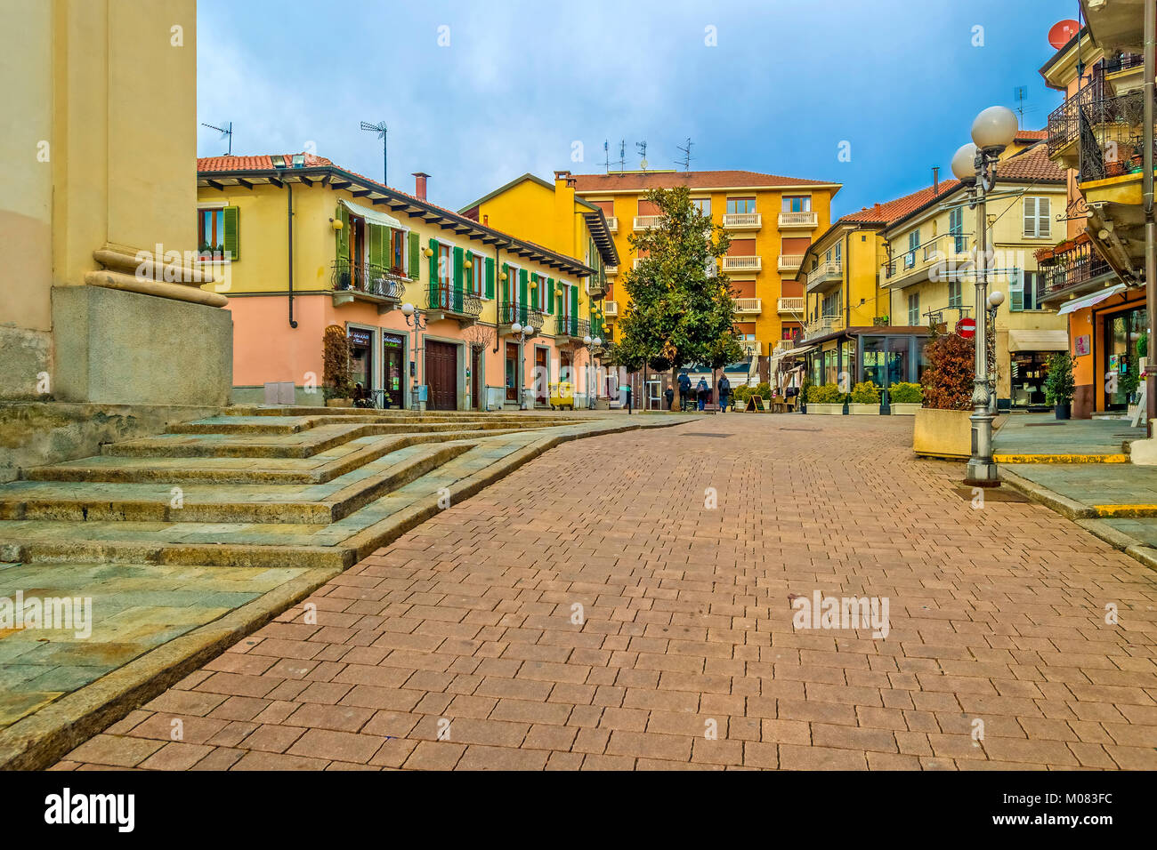 Italia Piemonte Settimo Torinese - Centro storico - Piazza San Pietro in Vincoli Foto Stock