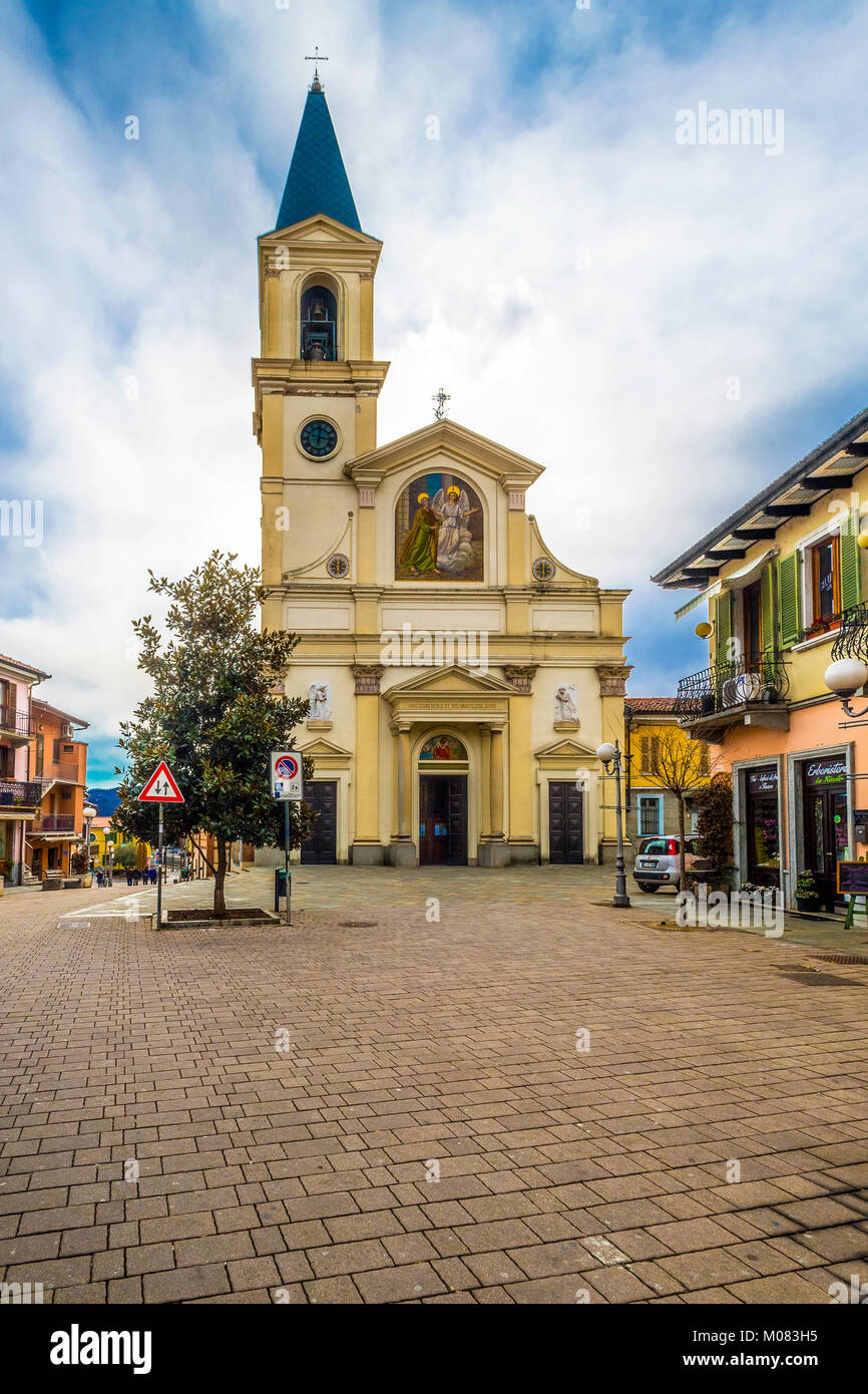 Italia Piemonte Settimo Torinese - Città vecchia - Chiesa di San Pietro in Vincoli Foto Stock