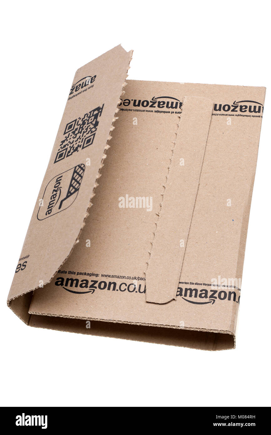 Amazon scatola di imballaggio Foto stock - Alamy