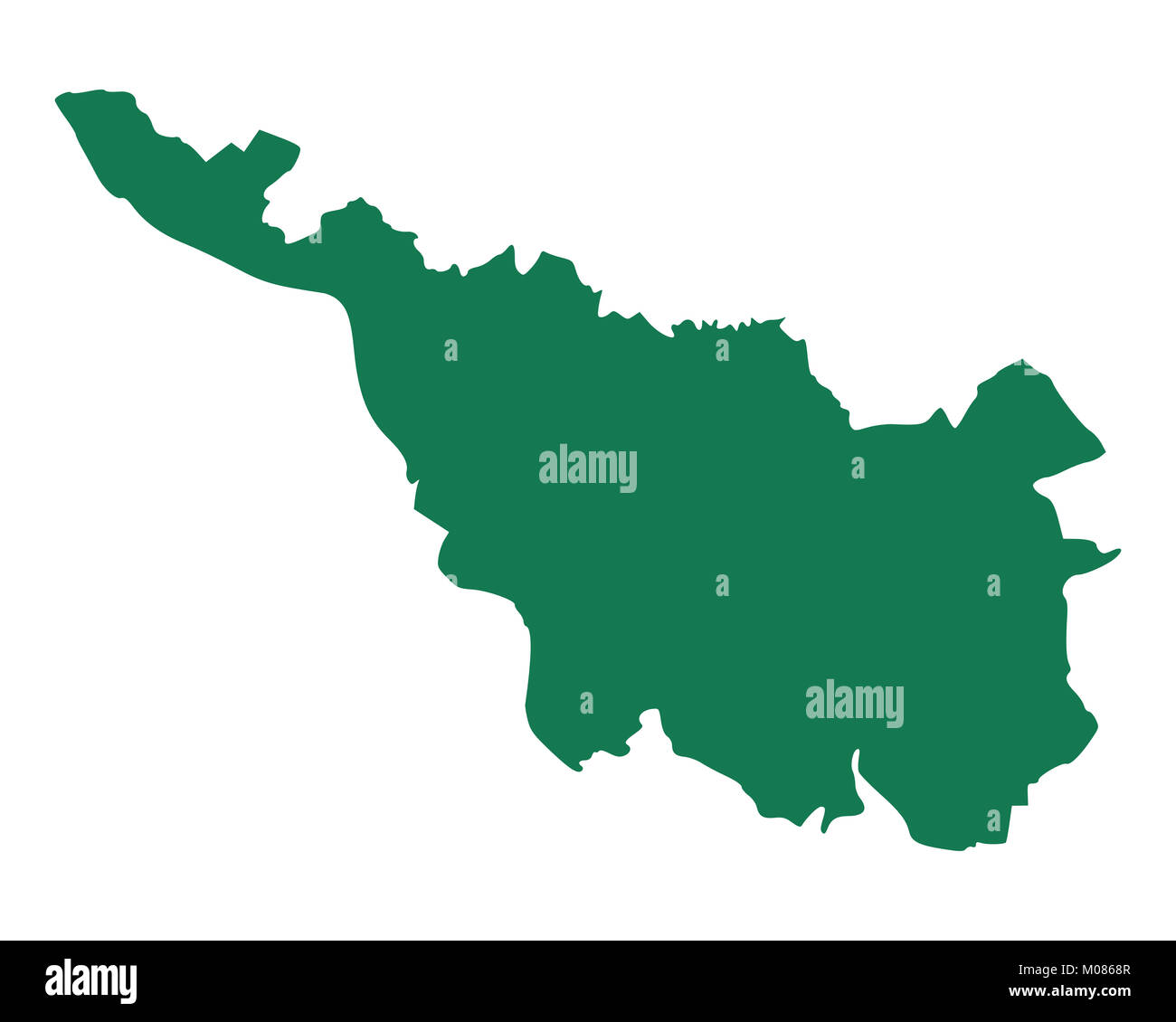 Mappa di Brema Foto stock Alamy
