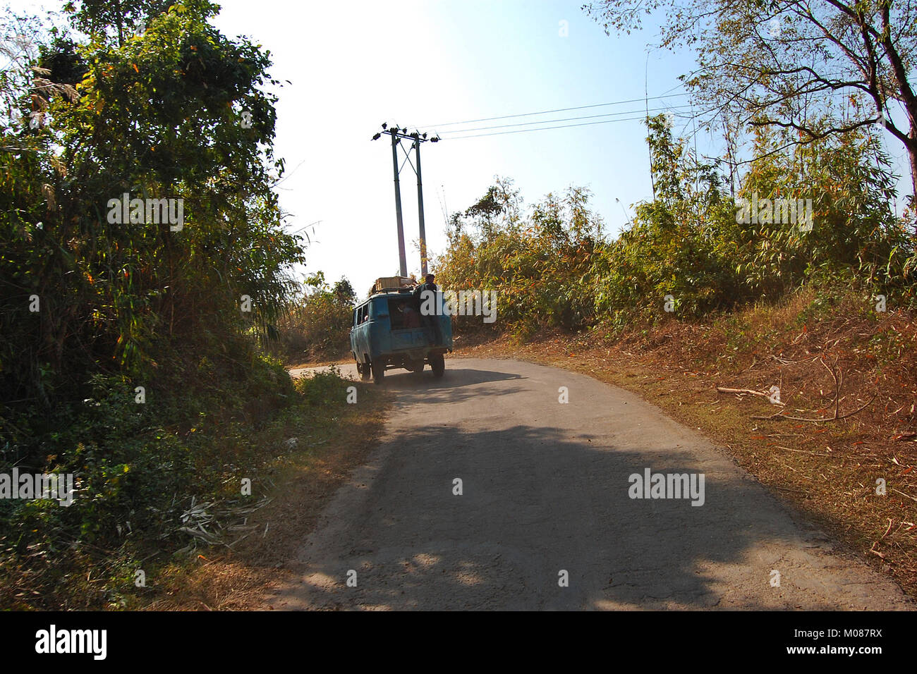 Visite turistiche il Nilgiri Turismo posto in Bandarban, Bangladesh Foto Stock