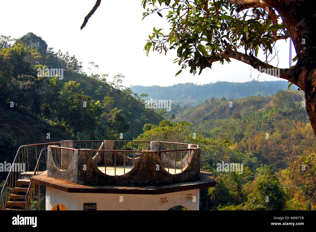 Una vista di Nilgiri Turismo posto in Bandarban, Bangladesh Foto Stock