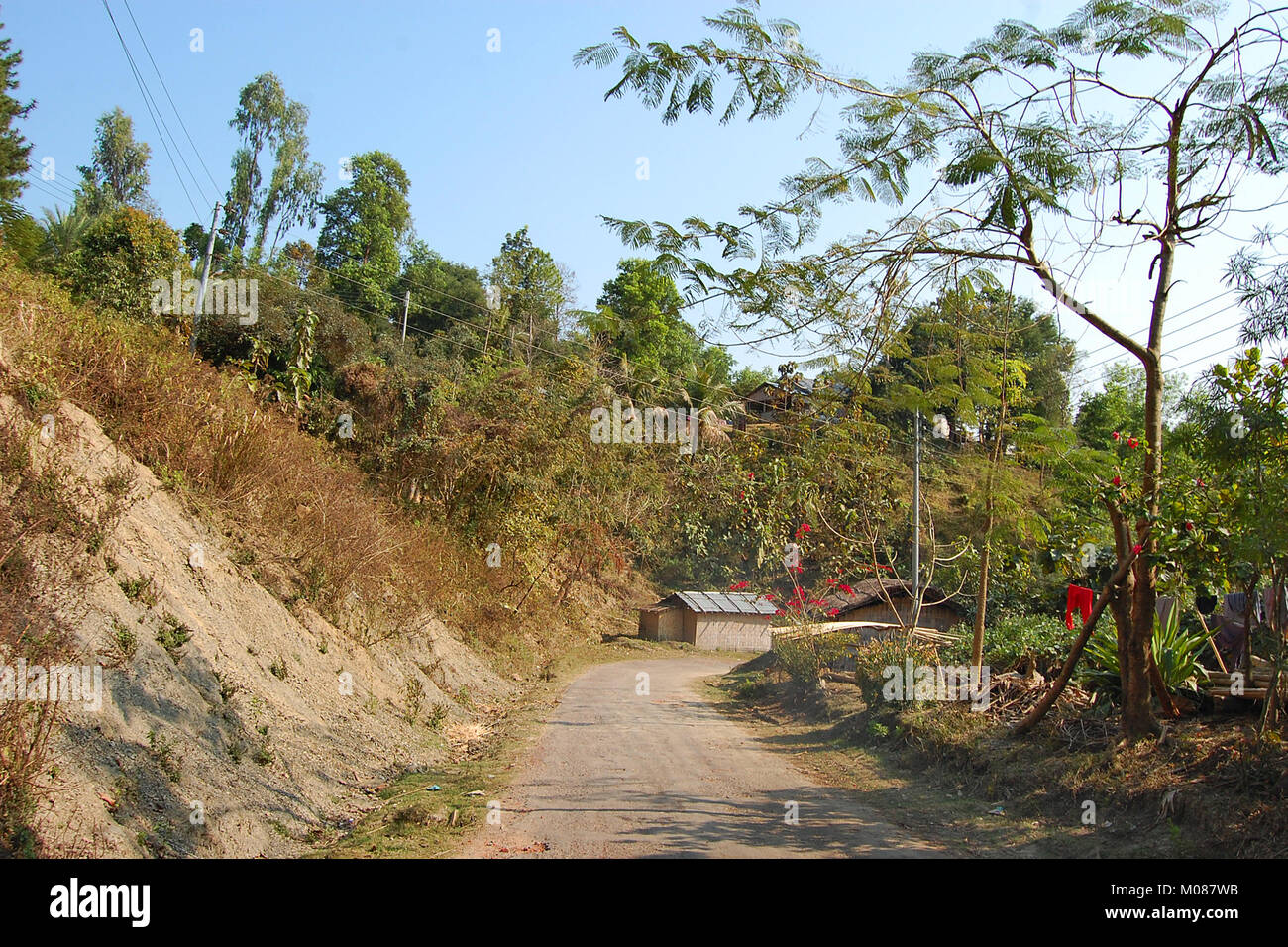 Una vista di Nilgiri Turismo posto in Bandarban, Bangladesh Foto Stock