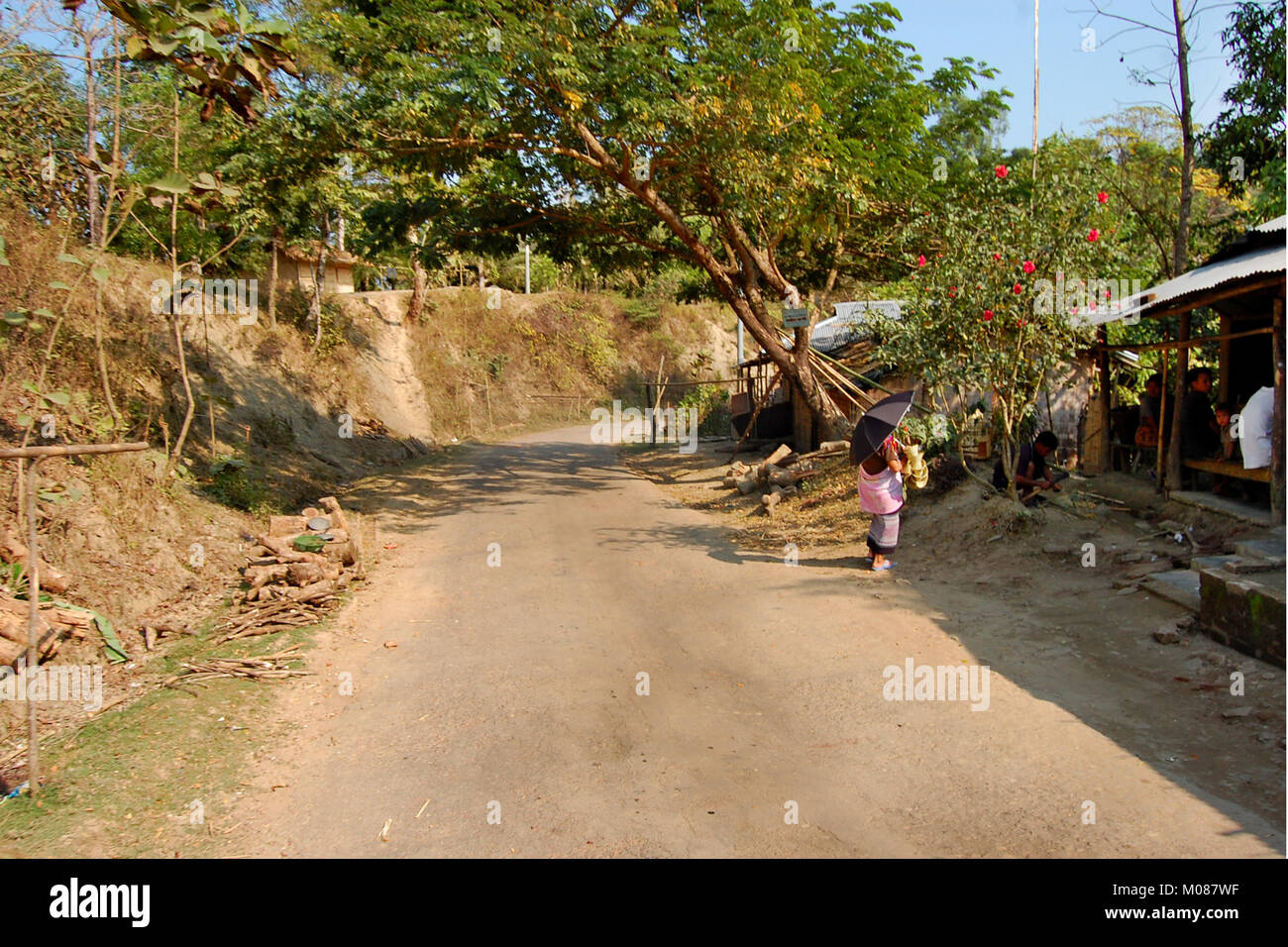 Una vista di Nilgiri Turismo posto in Bandarban, Bangladesh Foto Stock