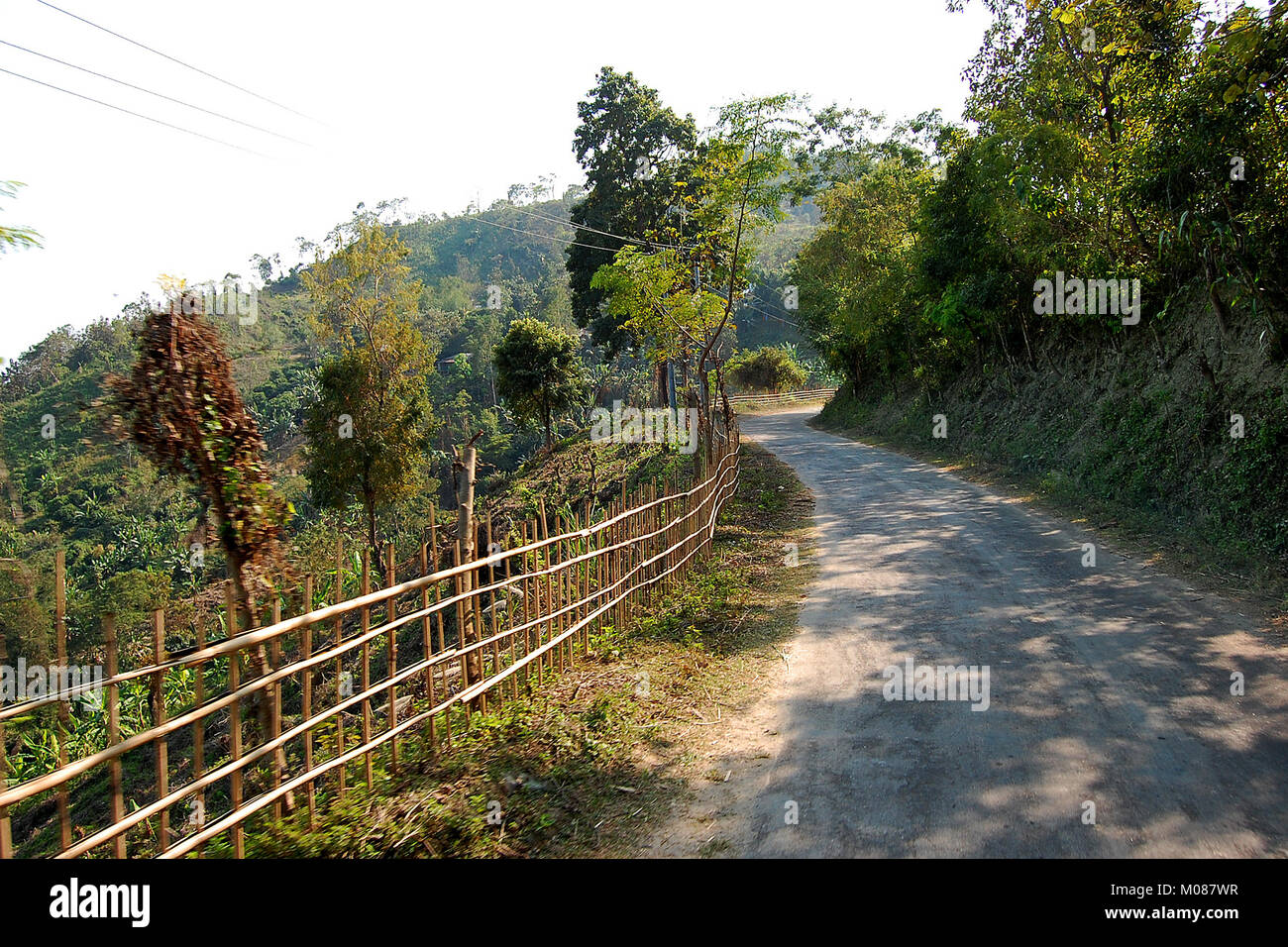Una vista di Nilgiri Turismo posto in Bandarban, Bangladesh Foto Stock