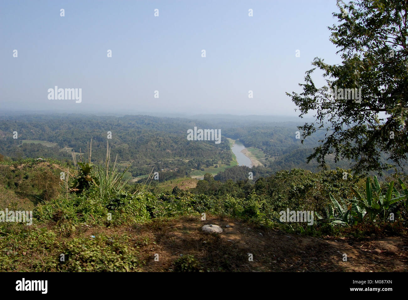 Una vista di Nilgiri Turismo posto in Bandarban, Bangladesh Foto Stock
