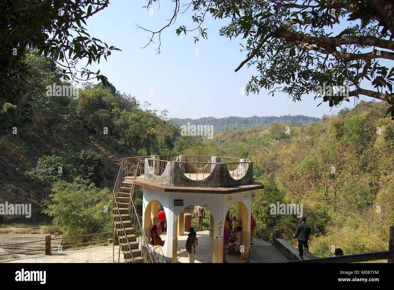 Visite turistiche il Nilgiri Turismo posto in Bandarban, Bangladesh Foto Stock
