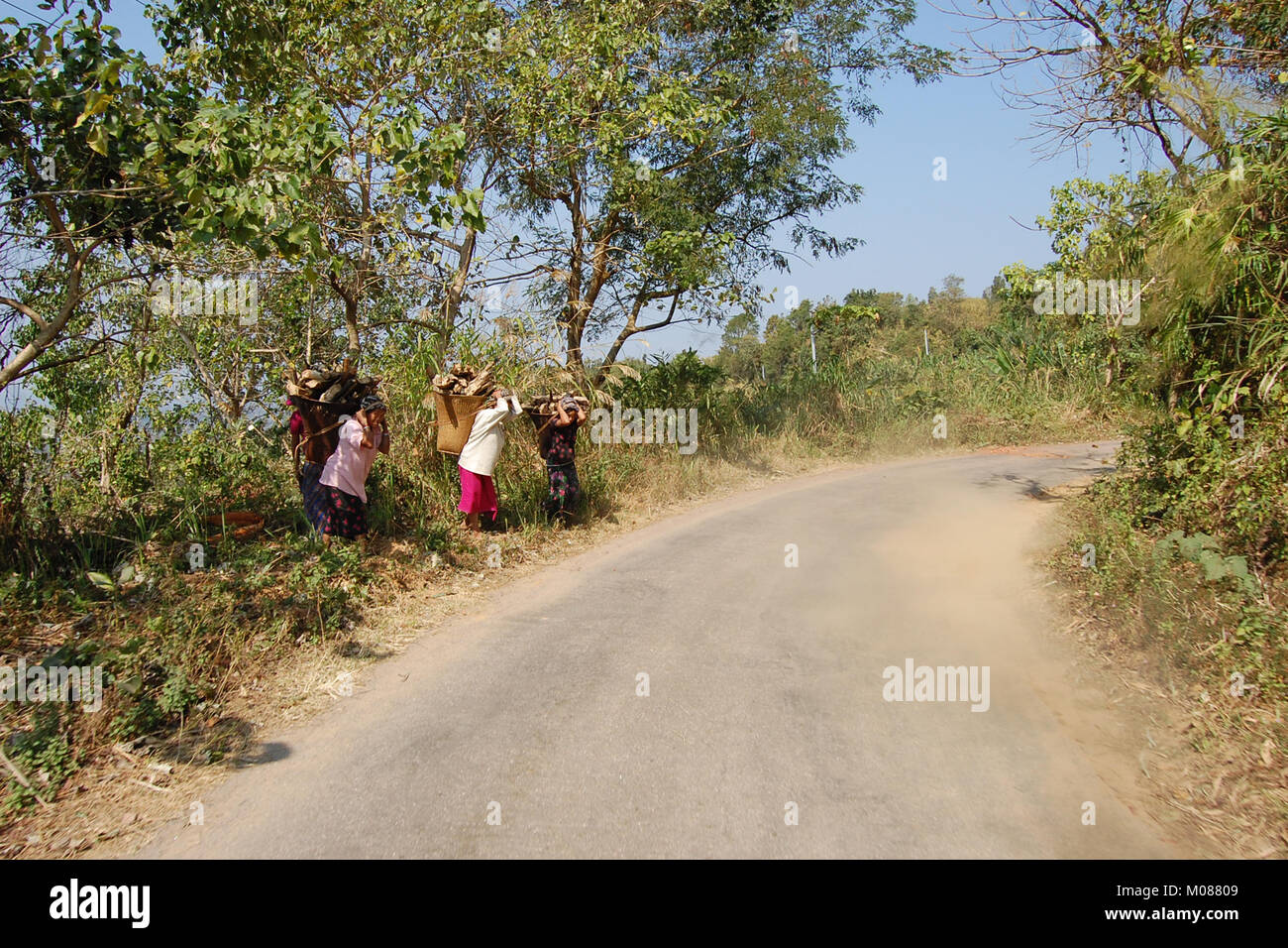 Una vista di Nilgiri Turismo posto in Bandarban, Bangladesh Foto Stock