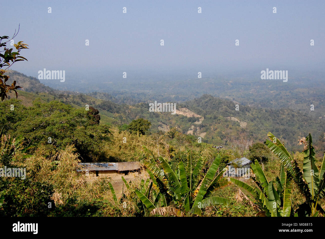 Una vista di Nilgiri Turismo posto in Bandarban, Bangladesh Foto Stock