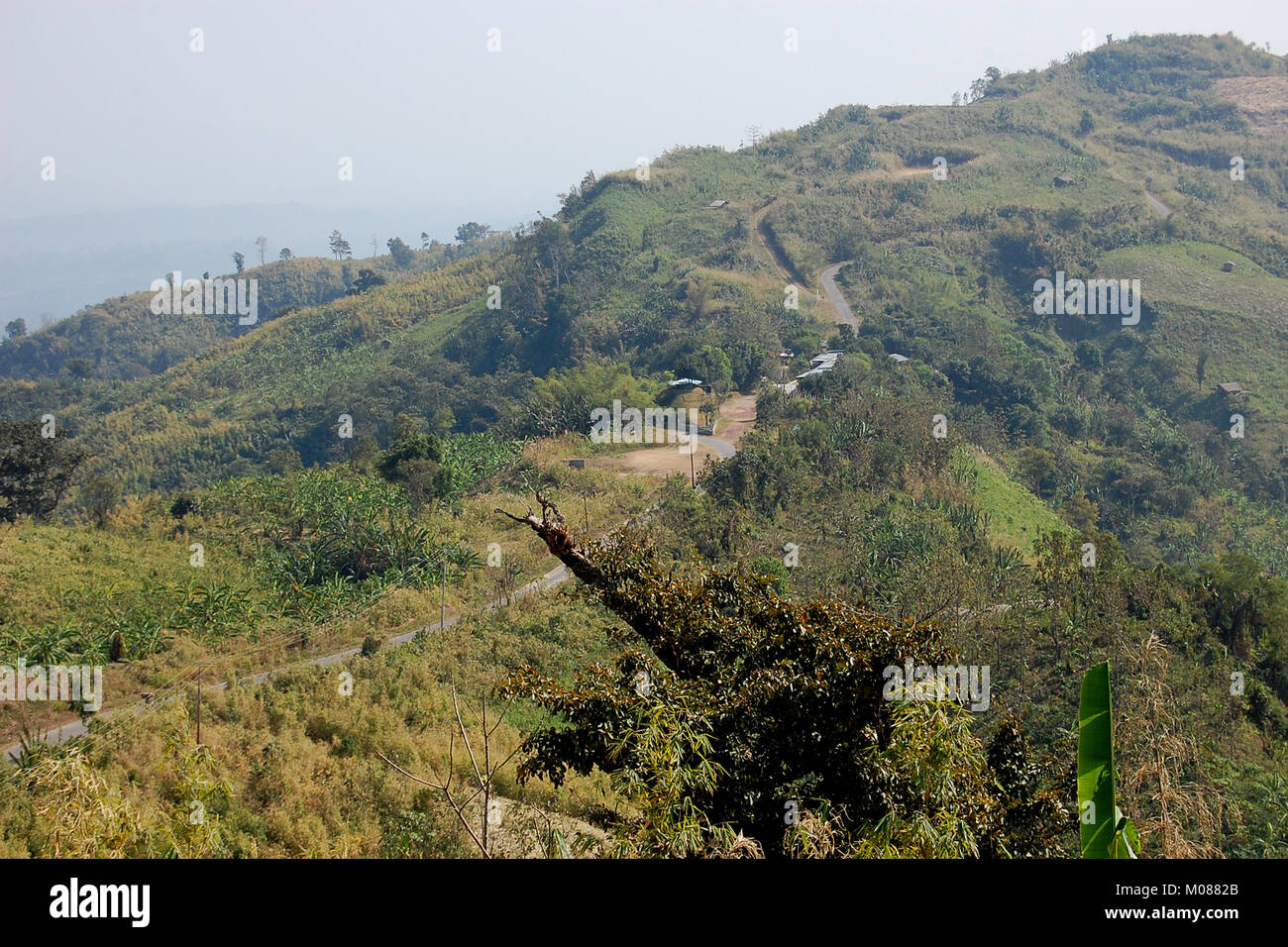 Una vista di Nilgiri Turismo posto in Bandarban, Bangladesh Foto Stock