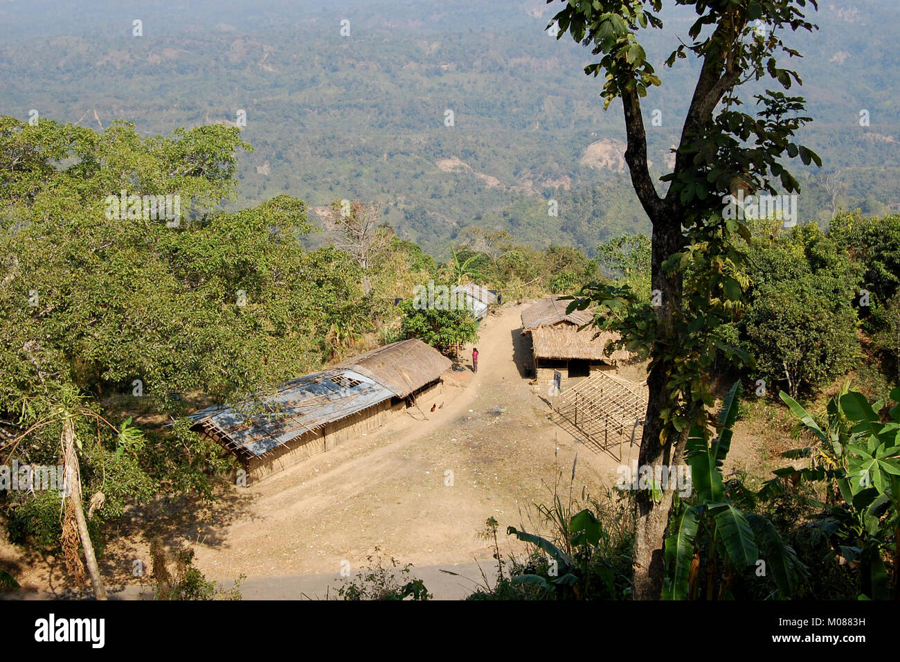 Una vista di Nilgiri Turismo posto in Bandarban, Bangladesh Foto Stock