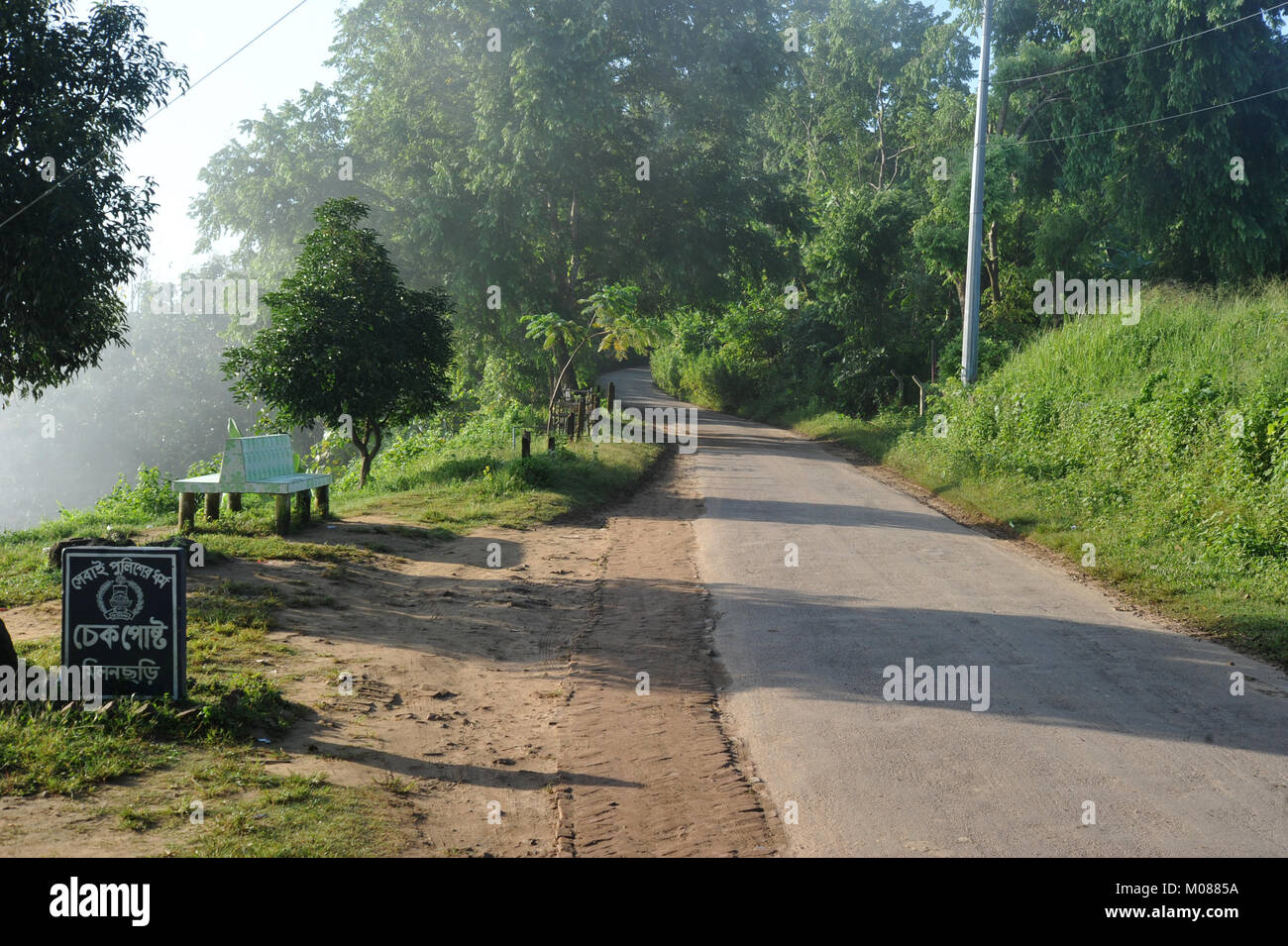 Una vista di Nilgiri Turismo posto in Bandarban, Bangladesh Foto Stock
