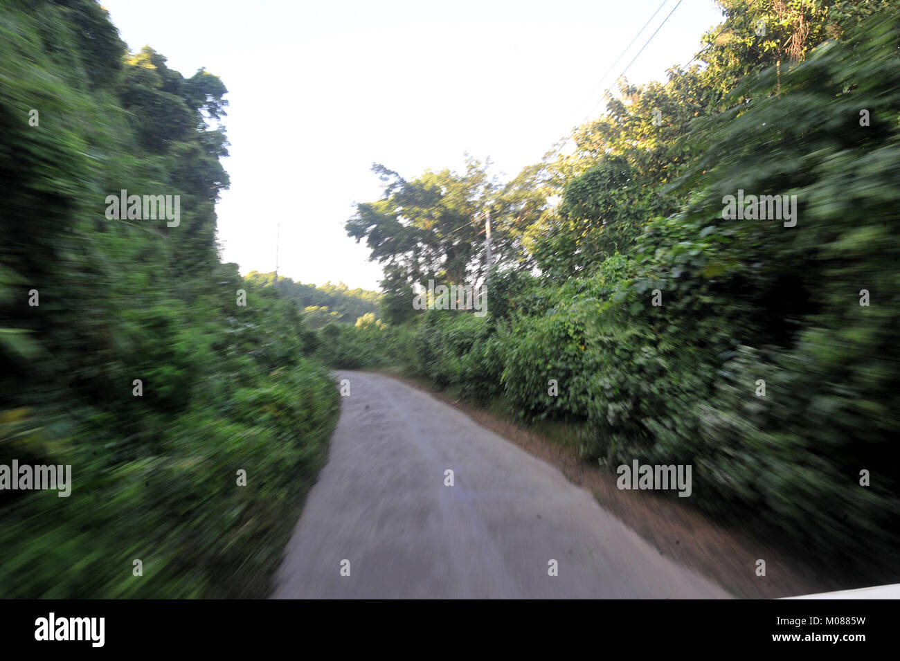 Una vista di Nilgiri Turismo posto in Bandarban, Bangladesh Foto Stock
