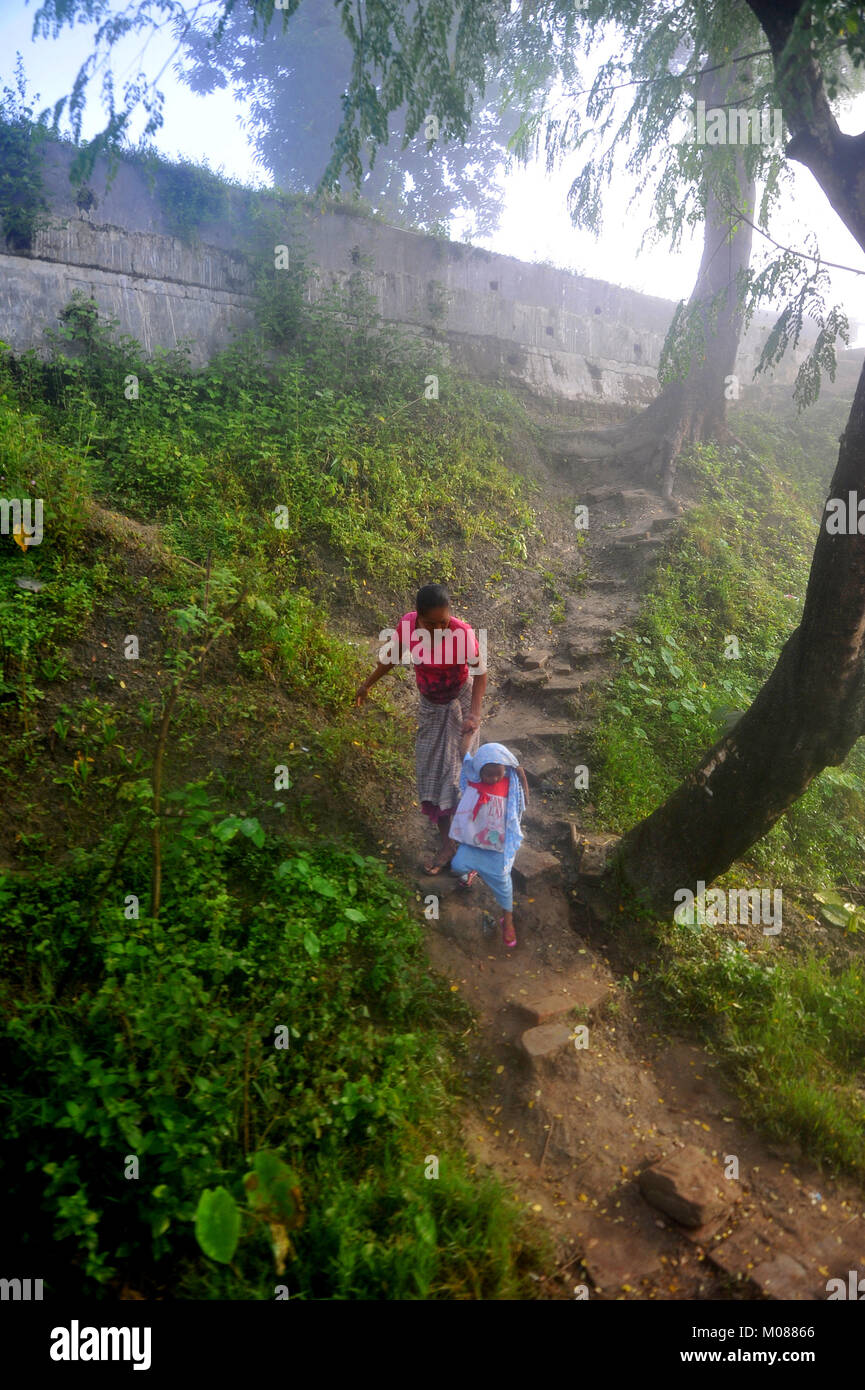 Una vista di Nilgiri Turismo posto in Bandarban, Bangladesh Foto Stock