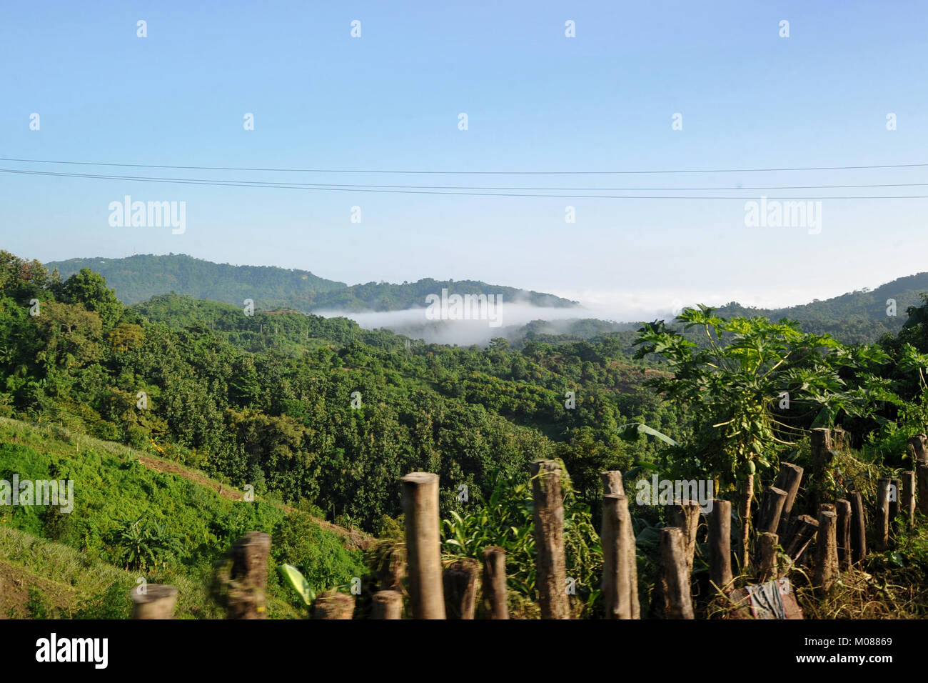 Una vista di Nilgiri Turismo posto in Bandarban, Bangladesh Foto Stock