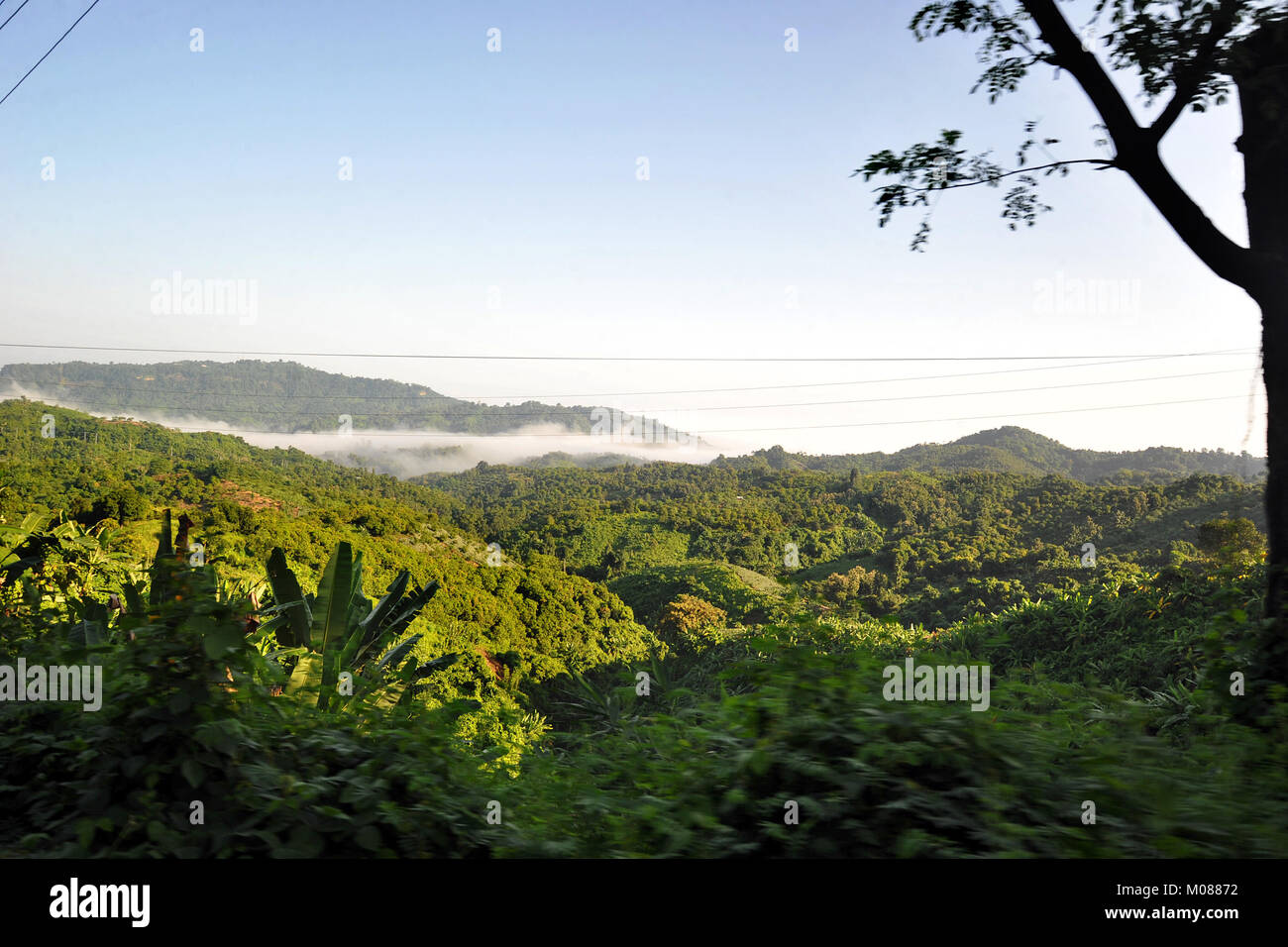 Una vista di Nilgiri Turismo posto in Bandarban, Bangladesh Foto Stock