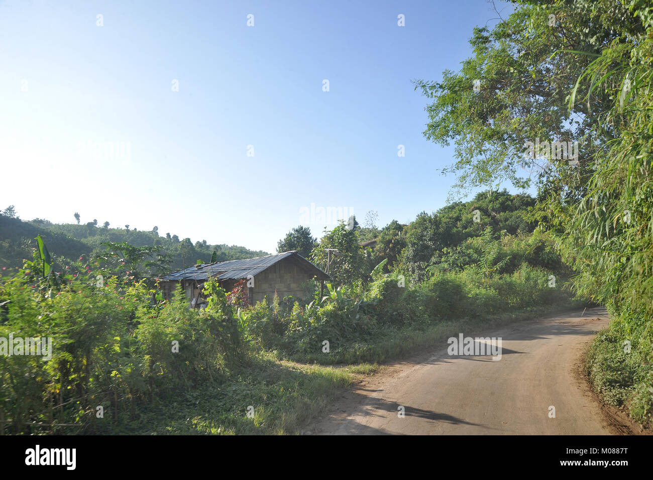 Una vista di Nilgiri Turismo posto in Bandarban, Bangladesh Foto Stock