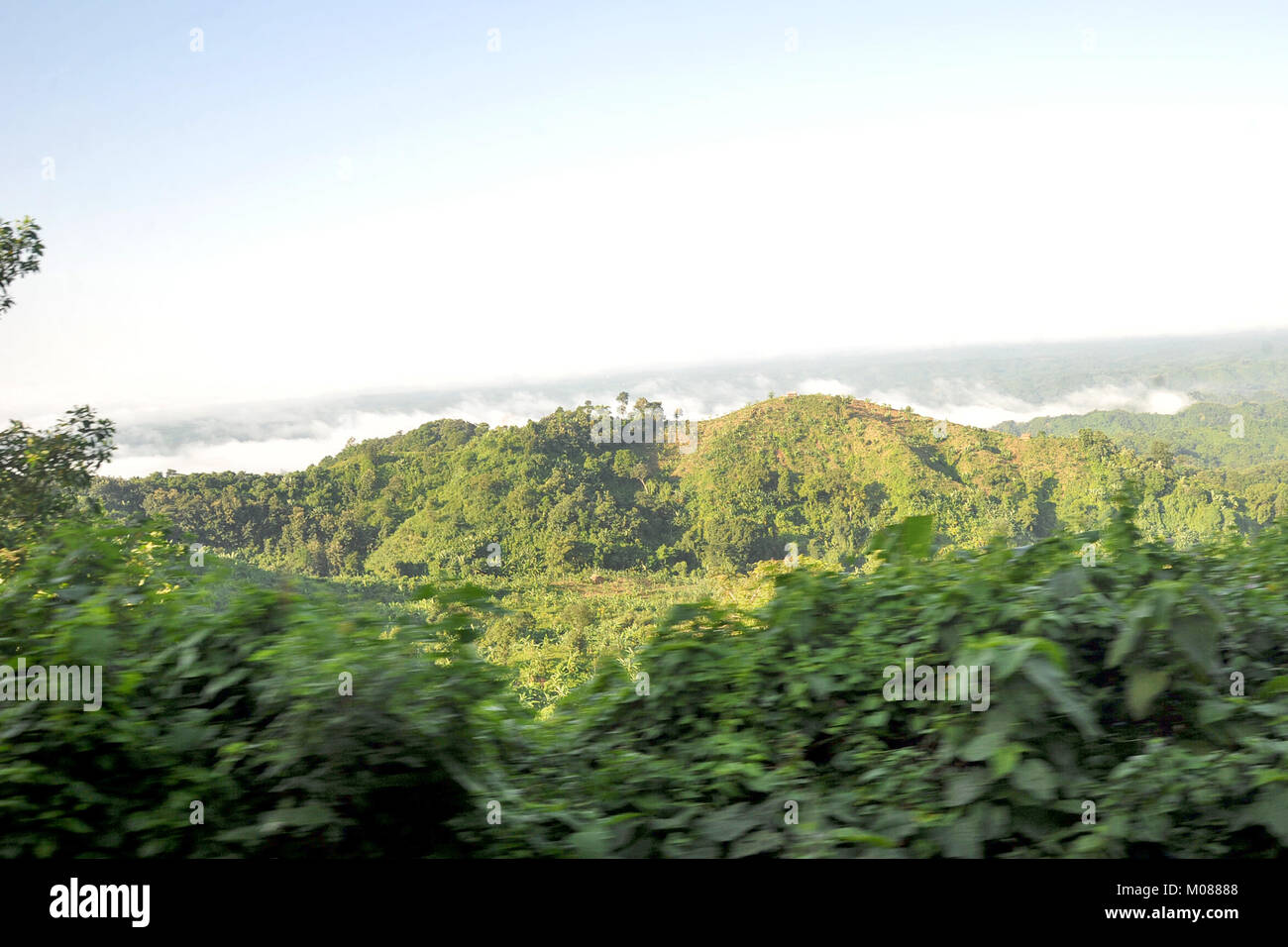 Una vista di Nilgiri Turismo posto in Bandarban, Bangladesh Foto Stock