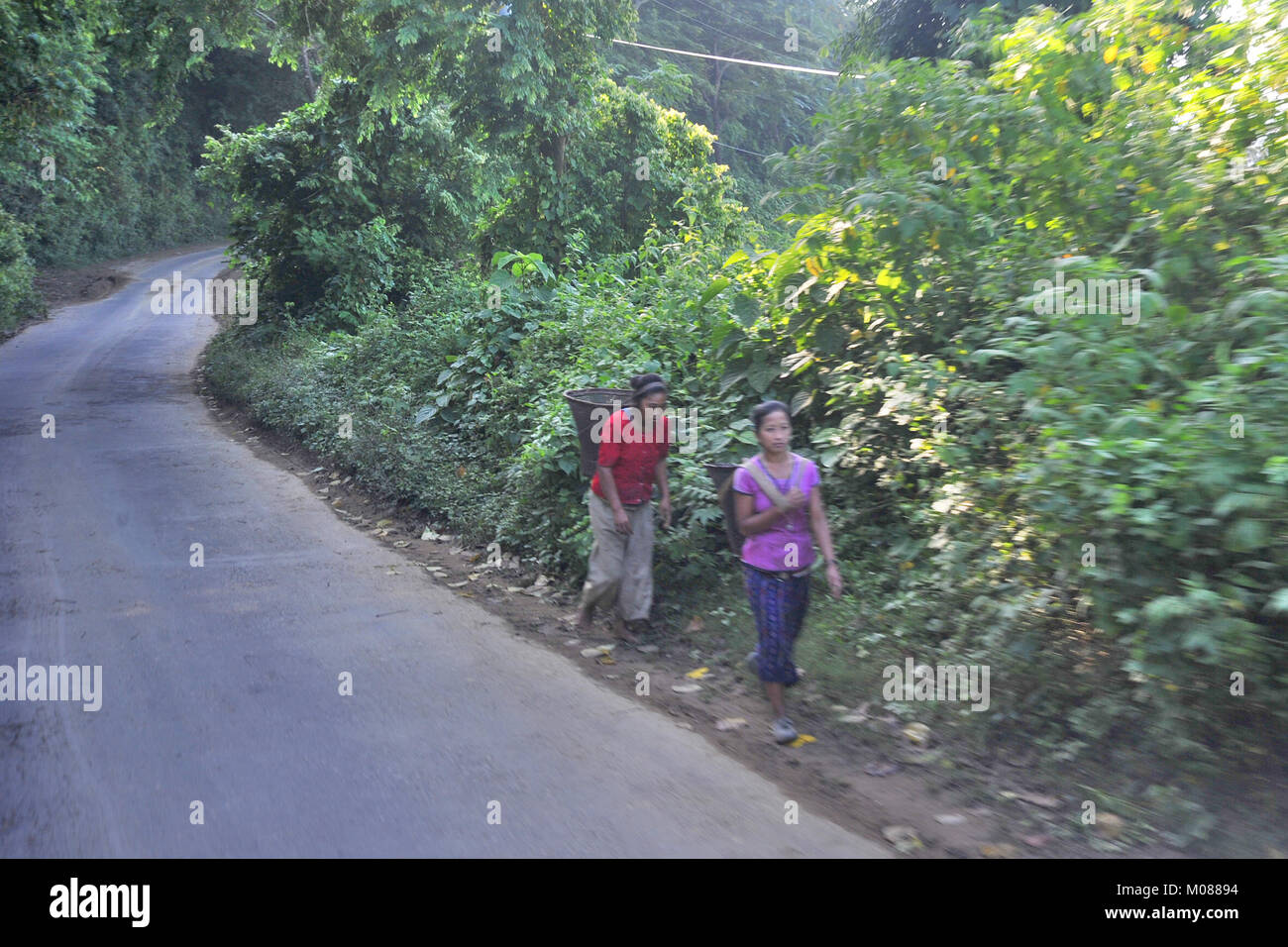 Una vista di Nilgiri Turismo posto in Bandarban, Bangladesh Foto Stock