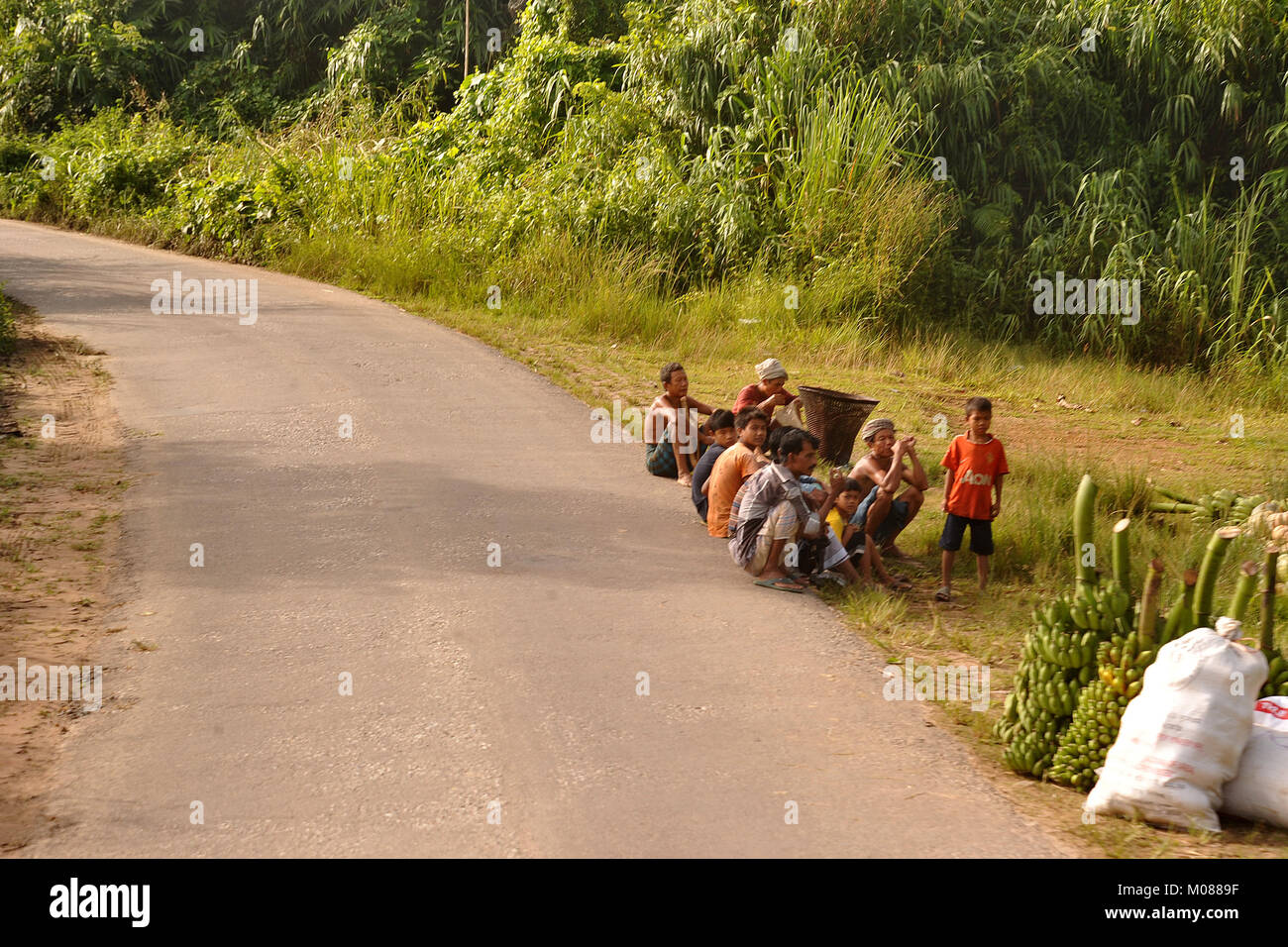 Una vista di Nilgiri Turismo posto in Bandarban, Bangladesh Foto Stock