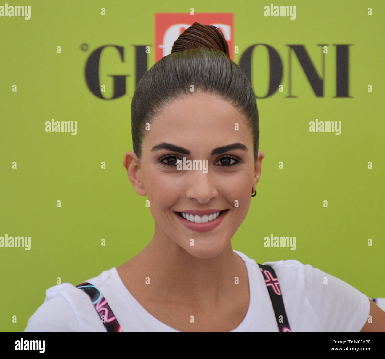 Giffoni Valle Piana, SA, Italia - 21 Luglio 2017 : Rocio Munoz Morales a Giffoni Film Festival 2017 - Il 21 luglio 2017 a Giffoni Valle Piana, Italia Foto Stock