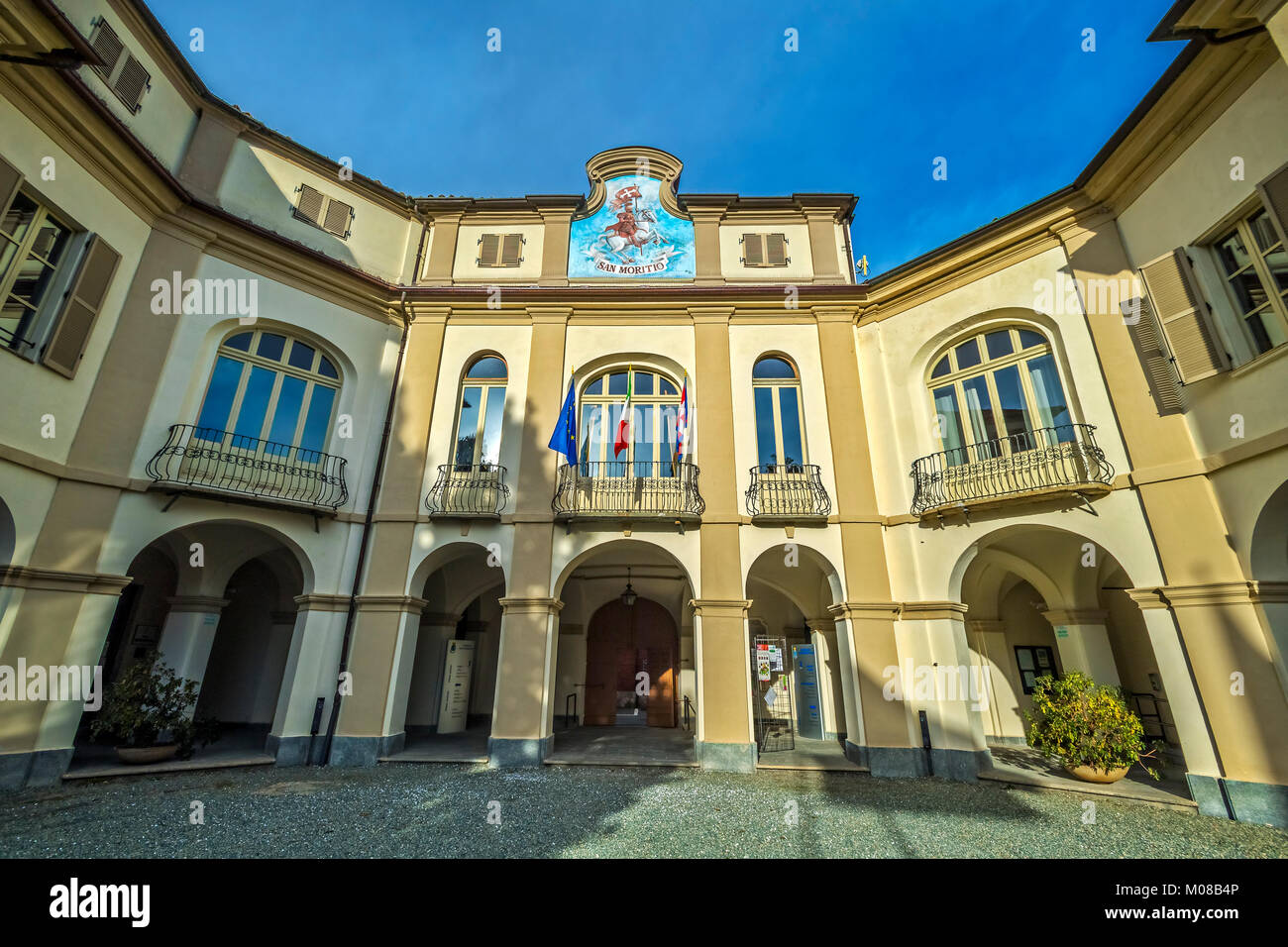 Italia Piemonte San Maurizio Canavese Città Vecchia - City Hall Foto Stock