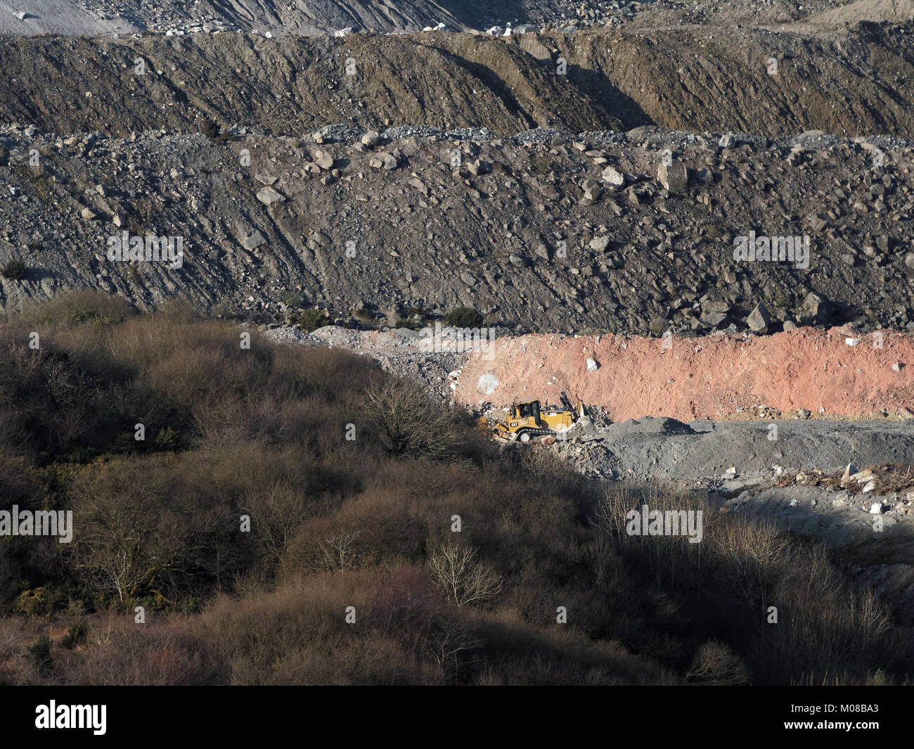 China clay paesaggi St Austell Regno Unito Imerys Cornovaglia Foto Stock