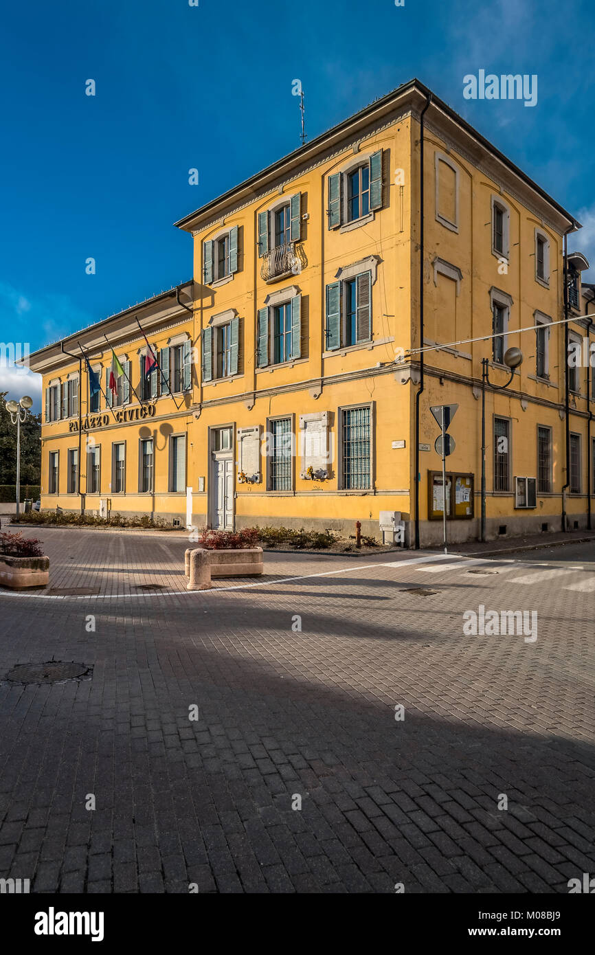 Italia Piemonte Borgaro Torinese Municipio Foto Stock