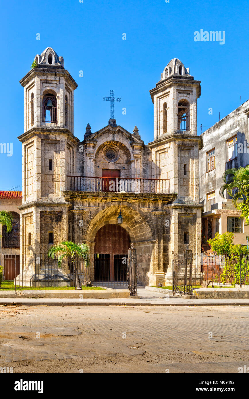 Santo Cristo del Buen Viaje chiesa nella Vecchia Havana Cuba Foto Stock