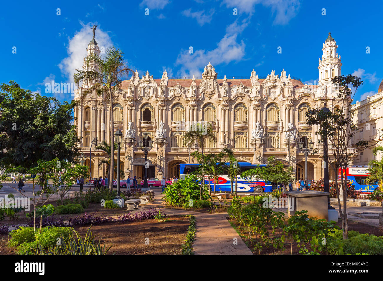 Gran Teatro teatro in Old Havana Cuba Foto Stock