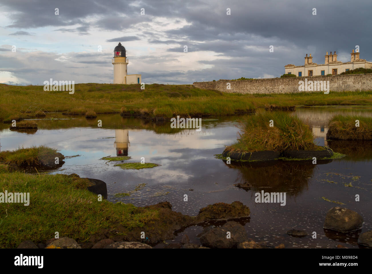 Arnish Point Lighthouse Foto Stock