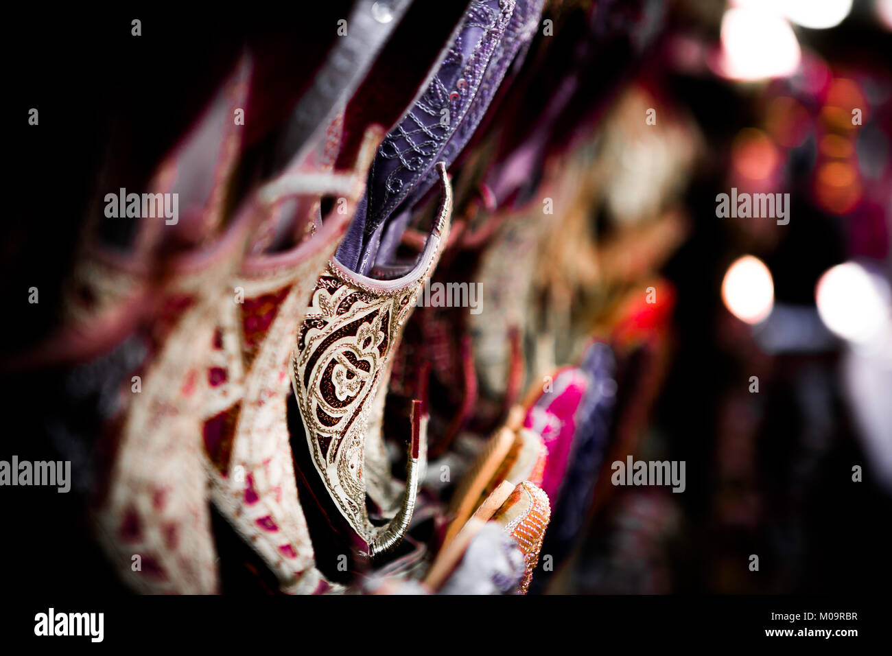 Indian Bazaar Foto Stock