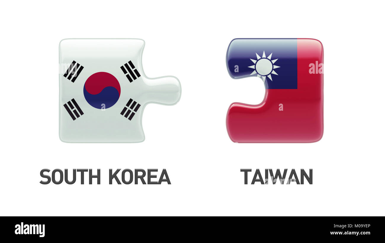 Paesi ad alta risoluzione il concetto di puzzle Foto Stock