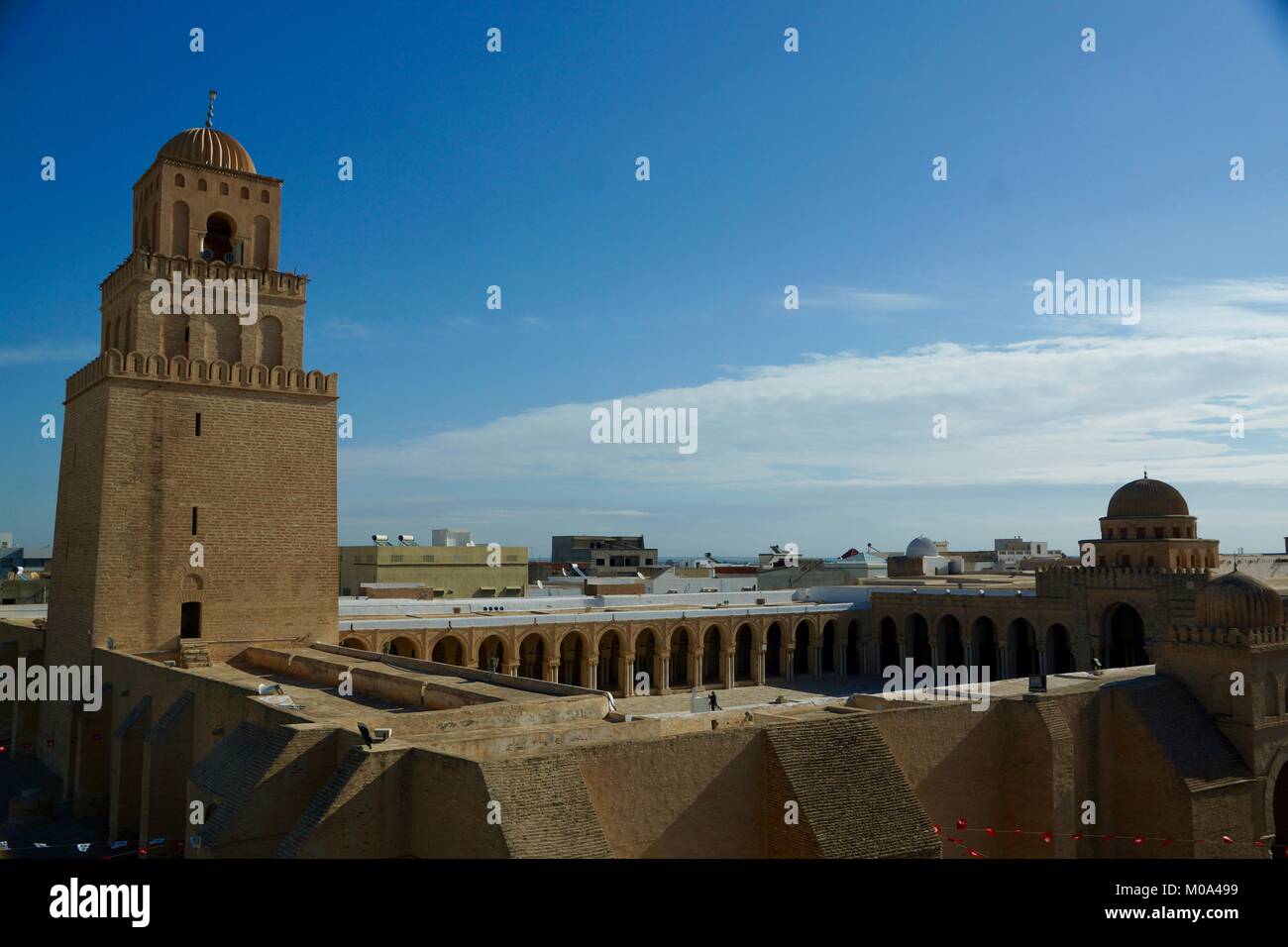 Grande Moschea di Kairouan, Tunisia Foto Stock