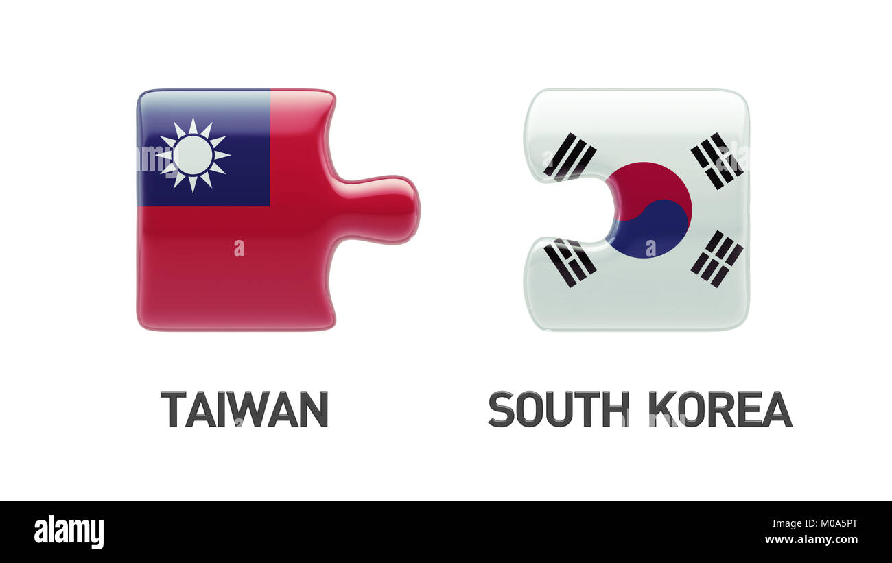 Paesi ad alta risoluzione il concetto di puzzle Foto Stock