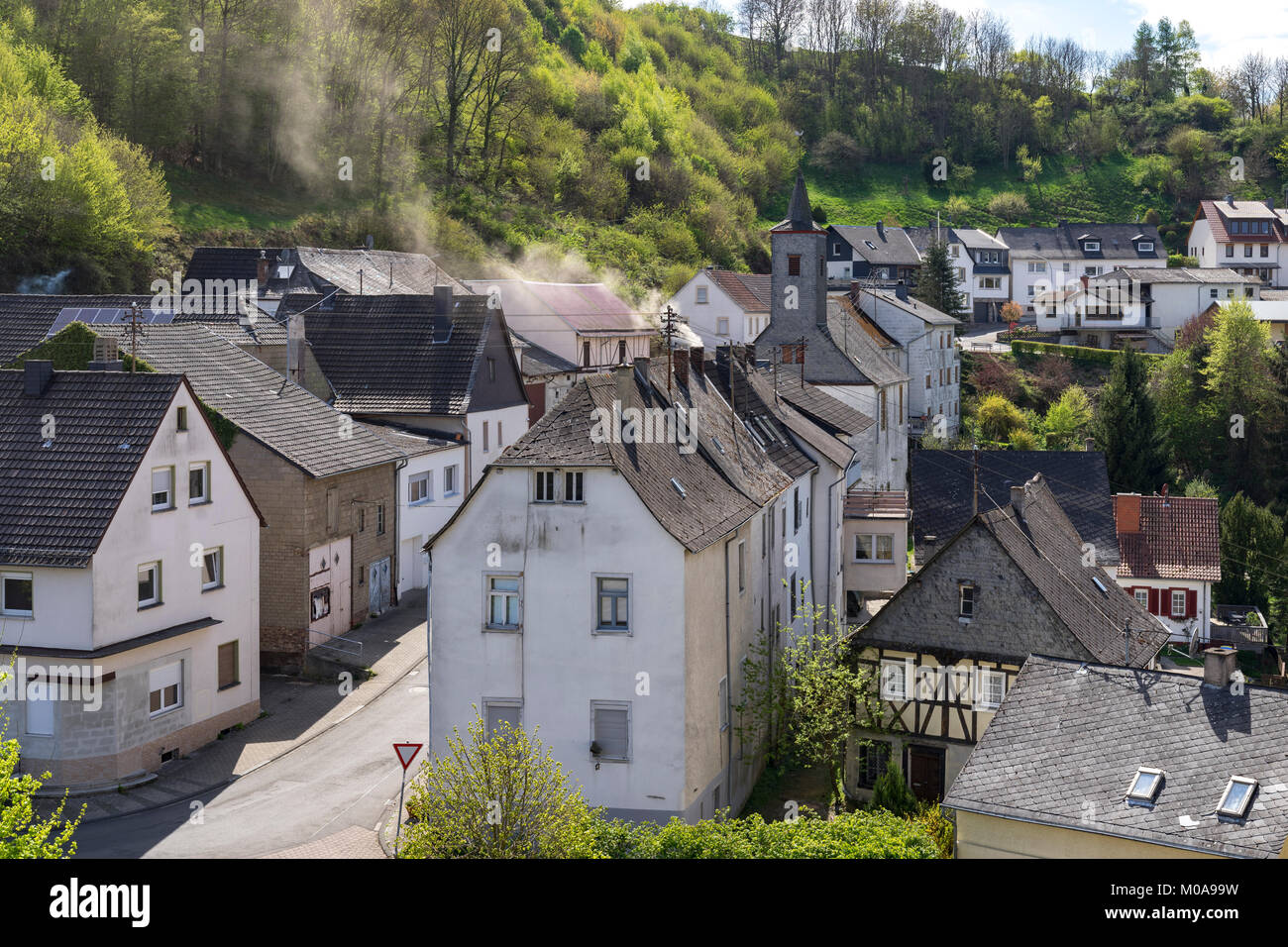 Schloss Dhaun castello, hunsrueck, Renania-Palatinato, Germania. Foto Stock