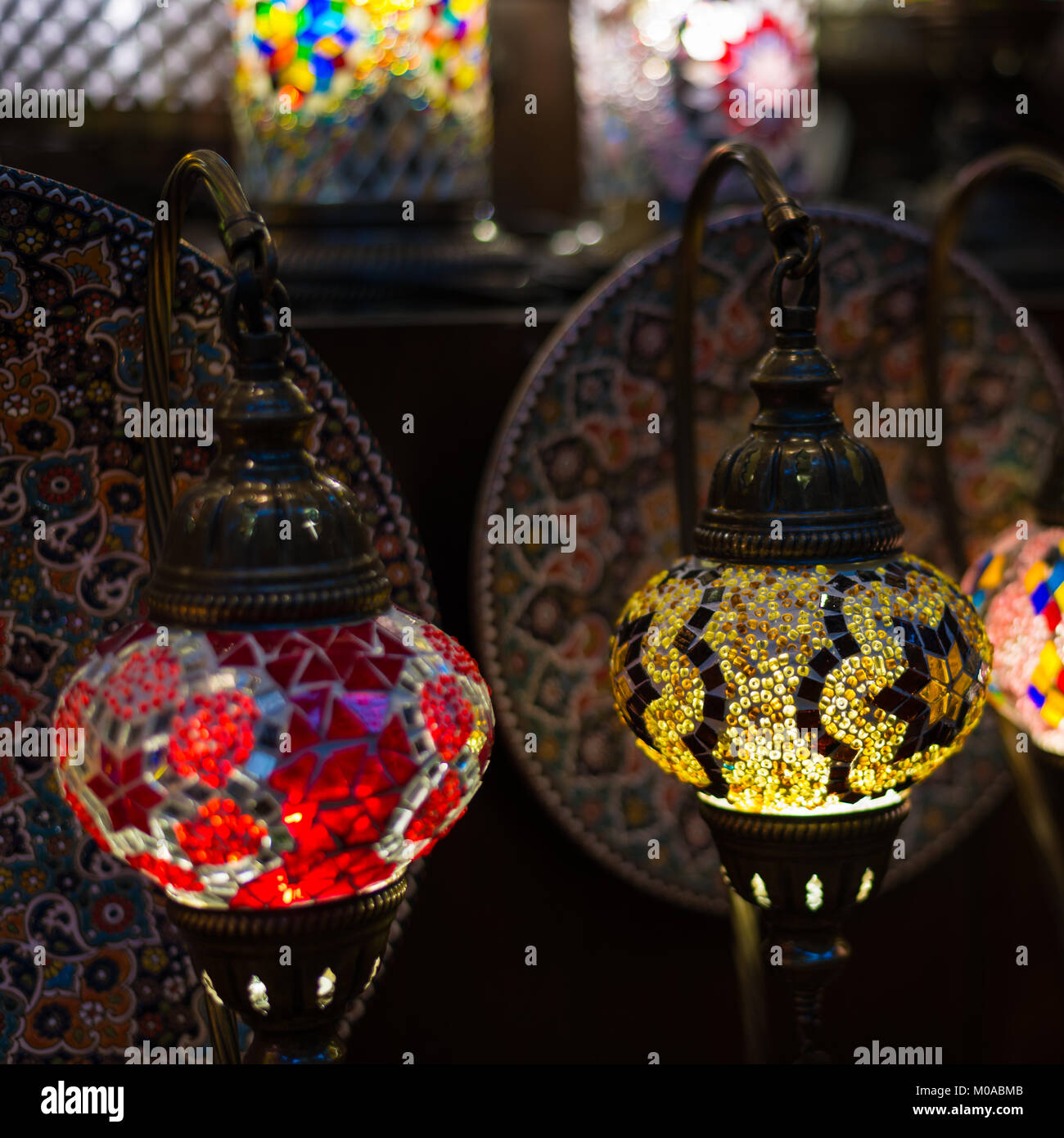 Souk Madinat Jumeirah, Dubai, Emirati Arabi Uniti, Emirati Arabi Uniti Foto Stock